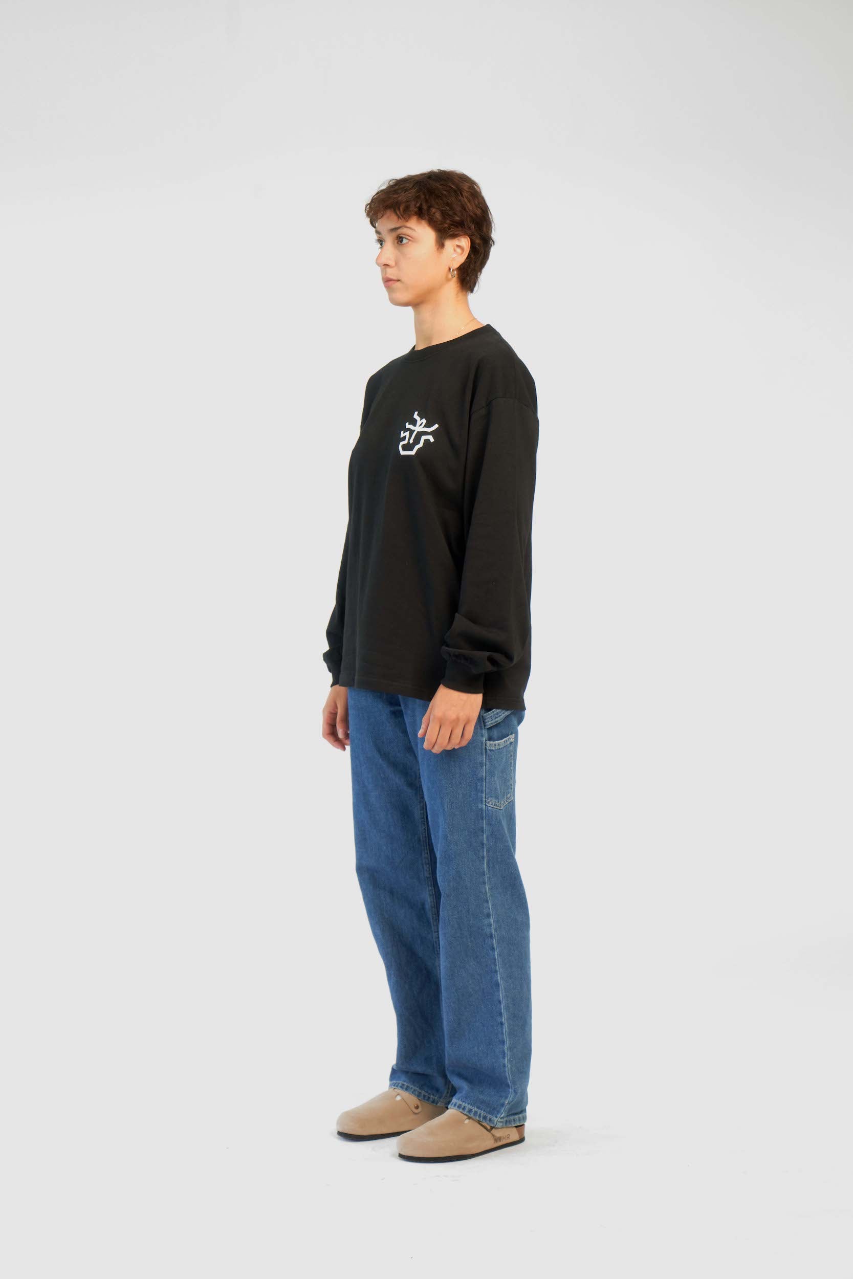 Camiseta larga falling apart