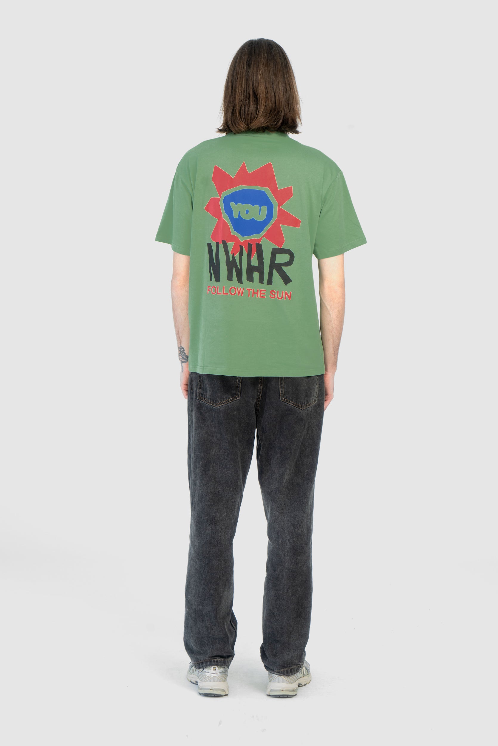 Camiseta follow the sun green