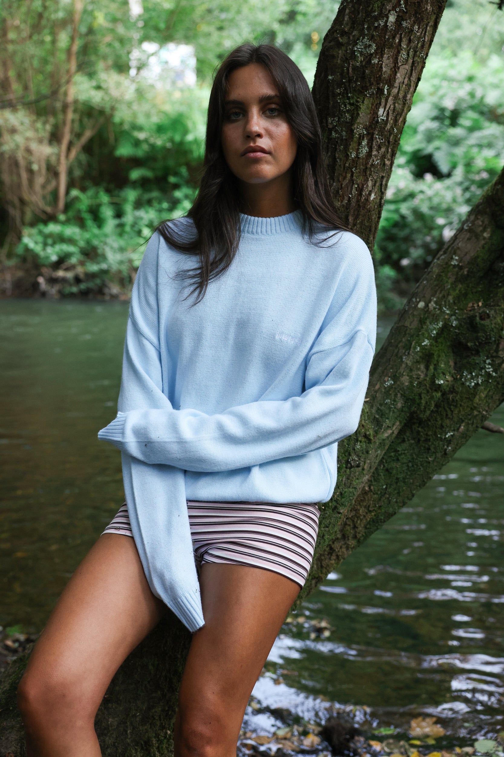 Baby Blue Brushed Jersey