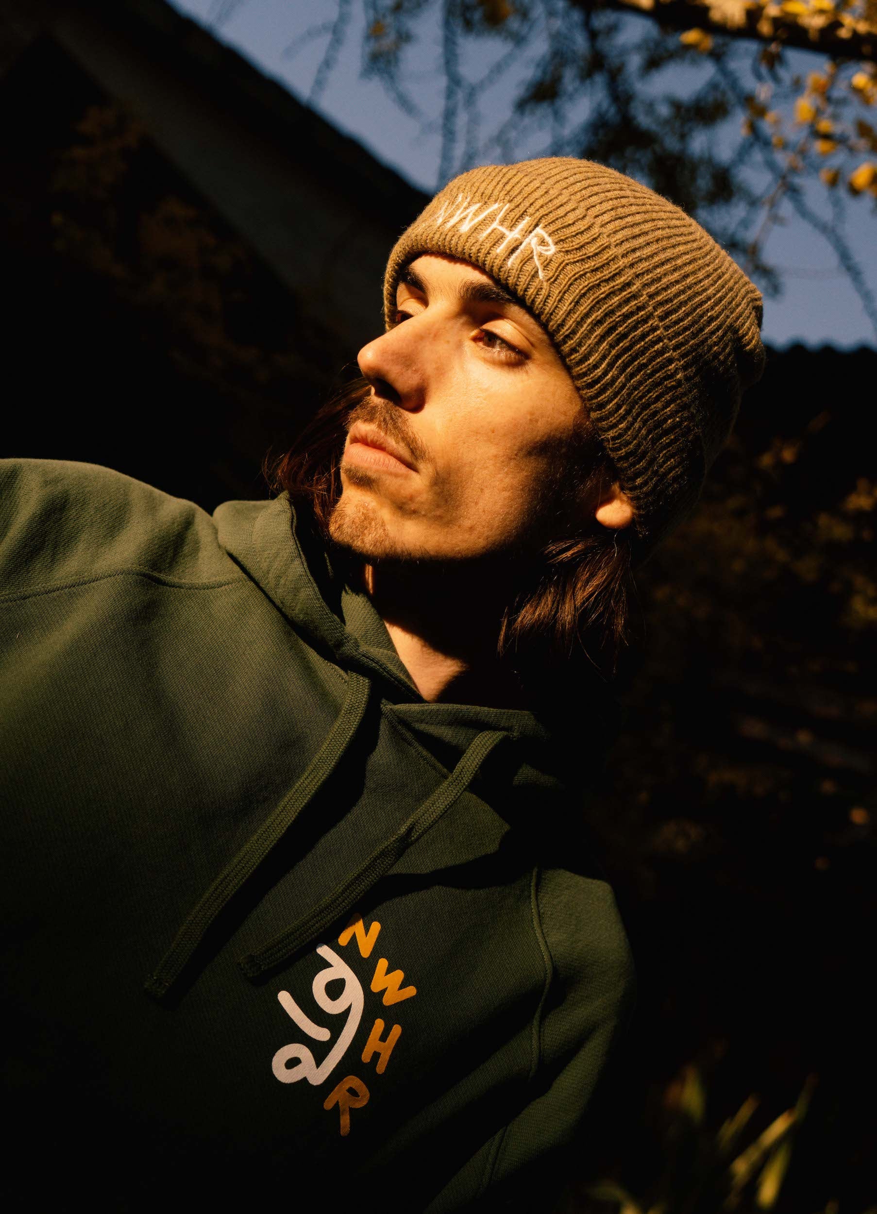 Hoodie melancholic man