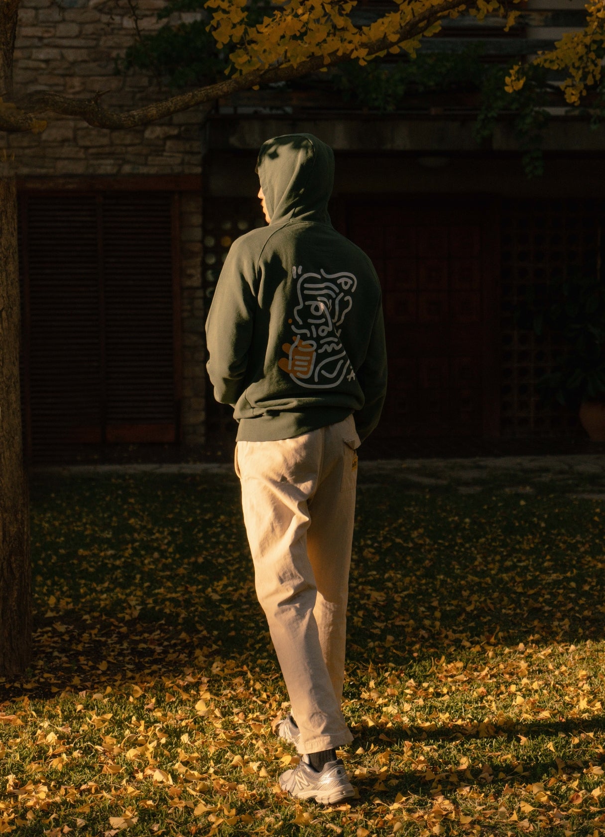 Hoodie melancholic man