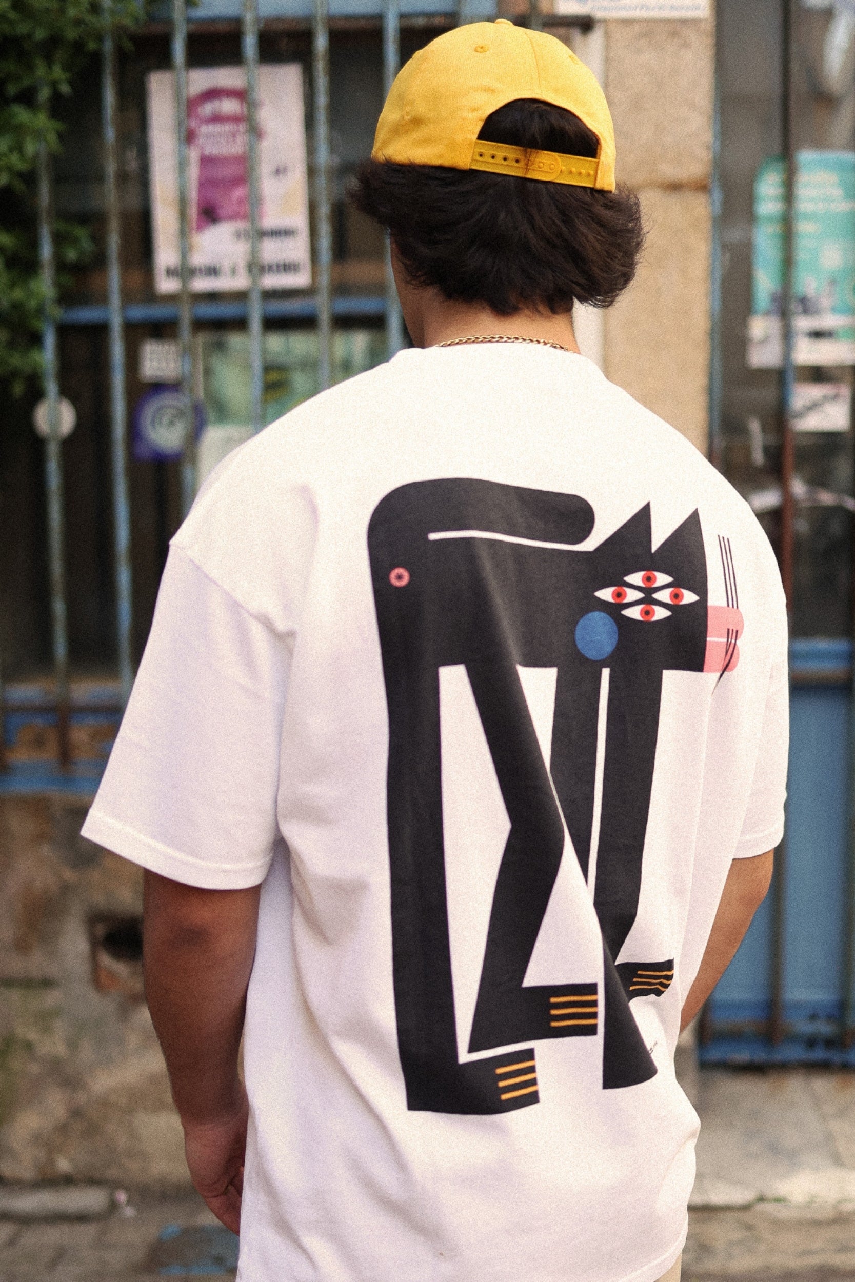 Yellow patch cap