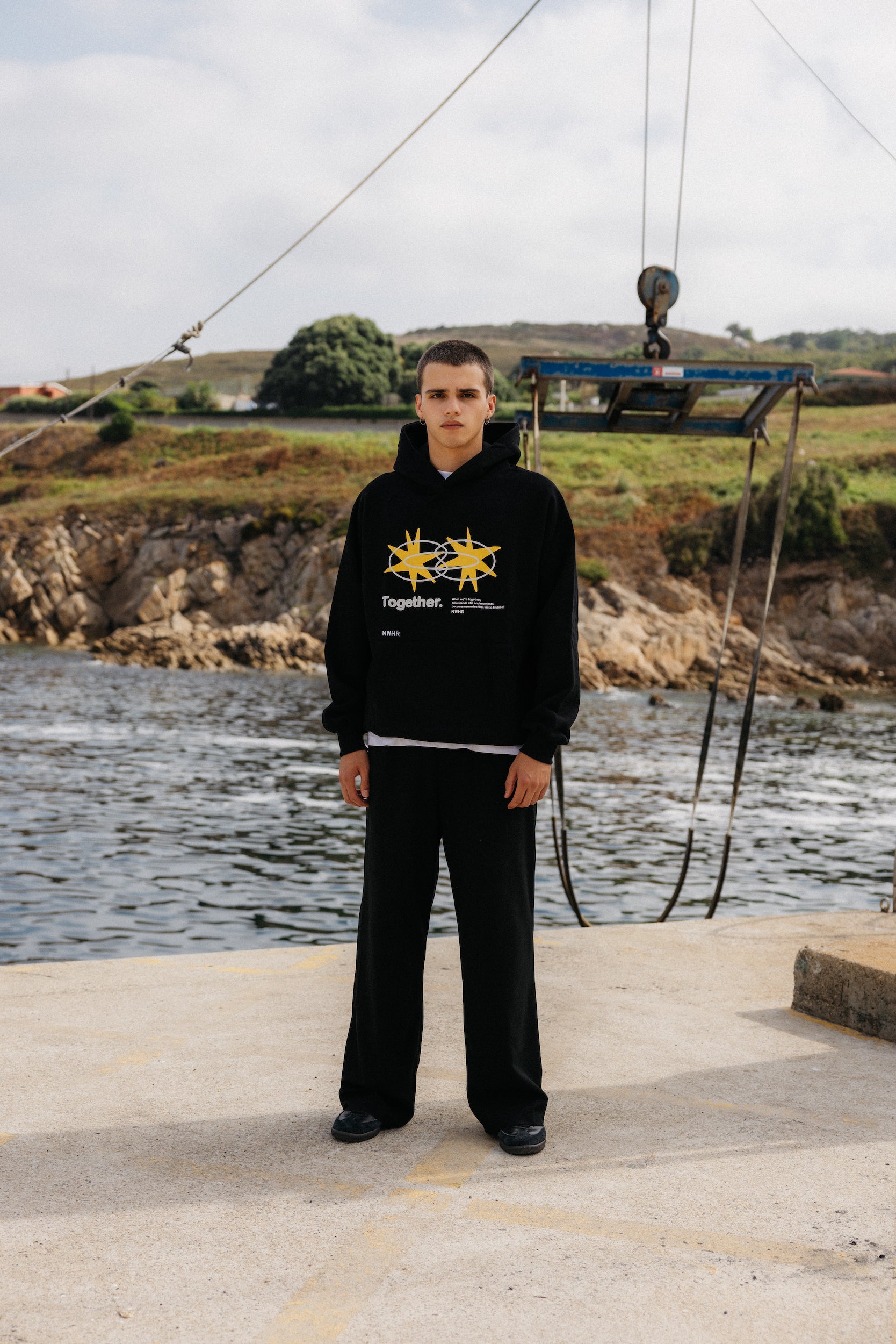 Hoodie Star black