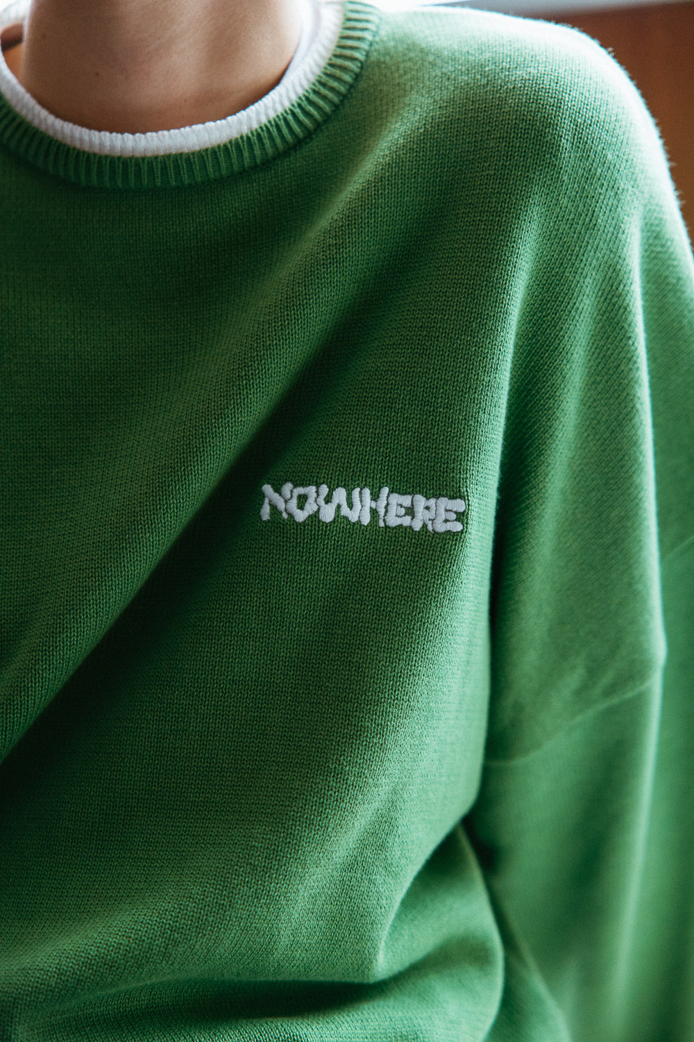 Double Green Sweater