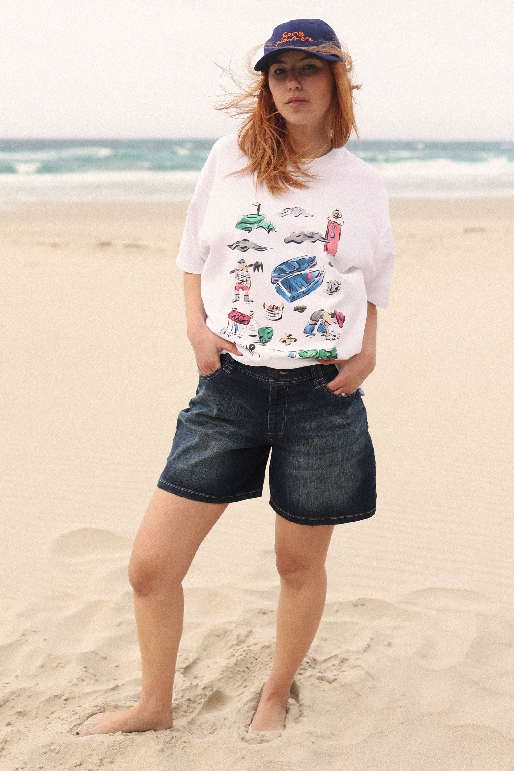 Camiseta costa da morte white