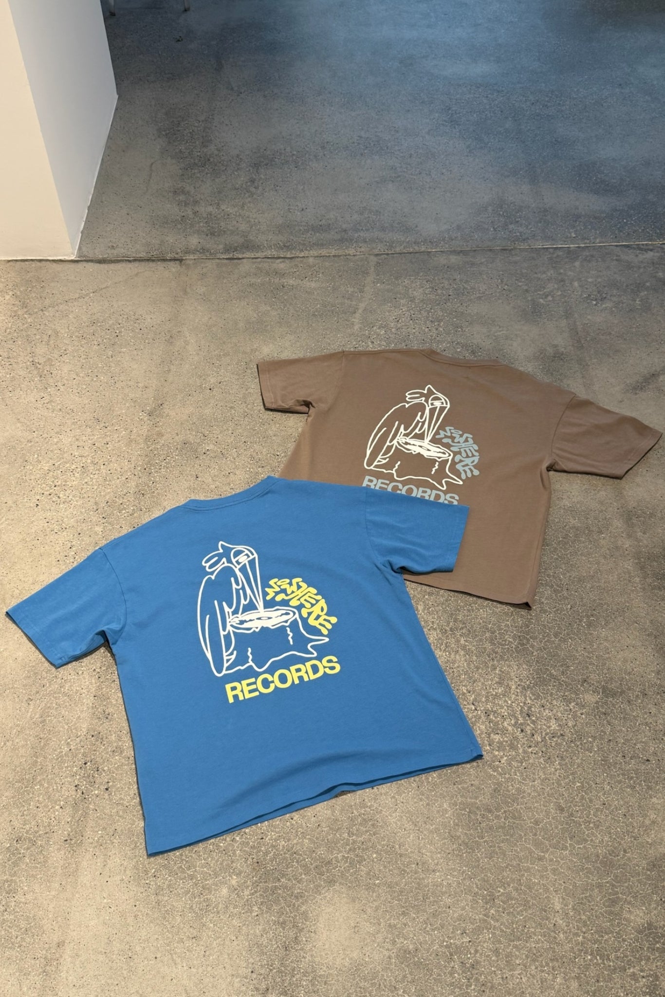 Camiseta Nowhere records wood