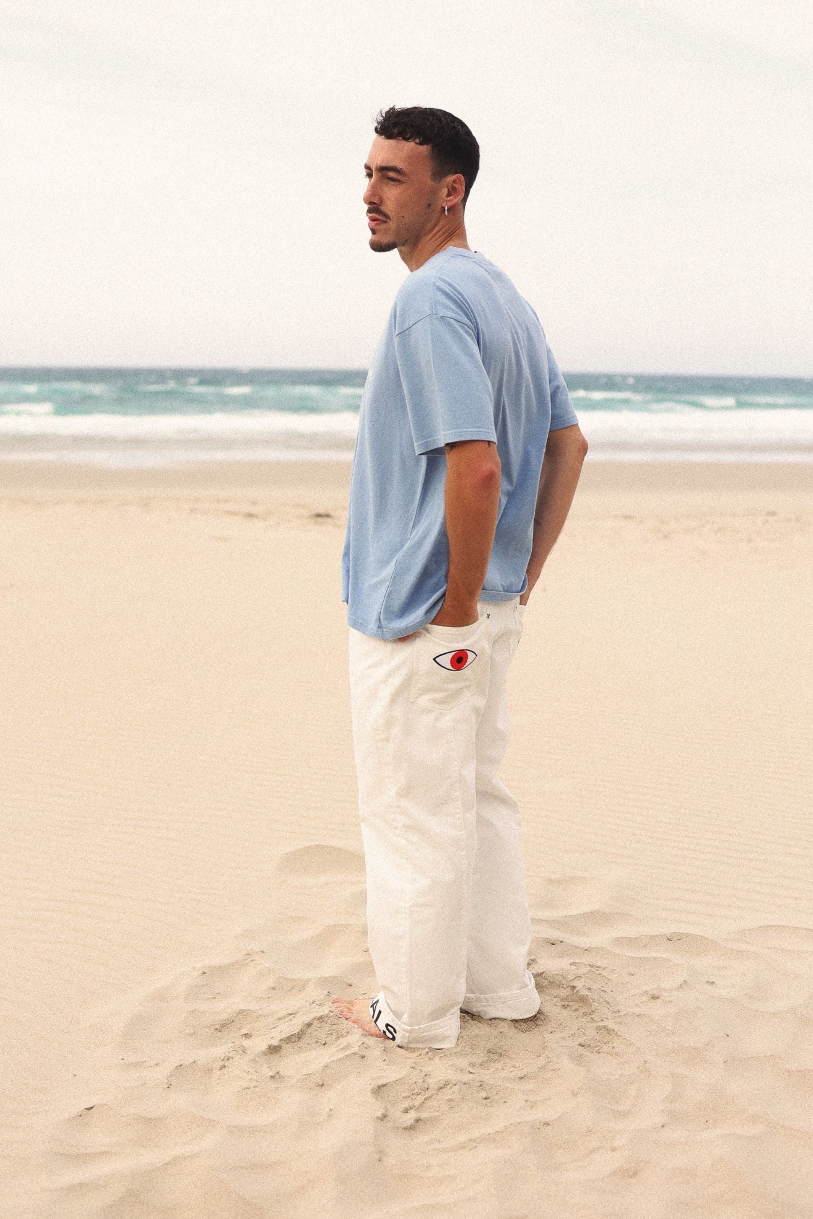 Hope Heals pleated trousers