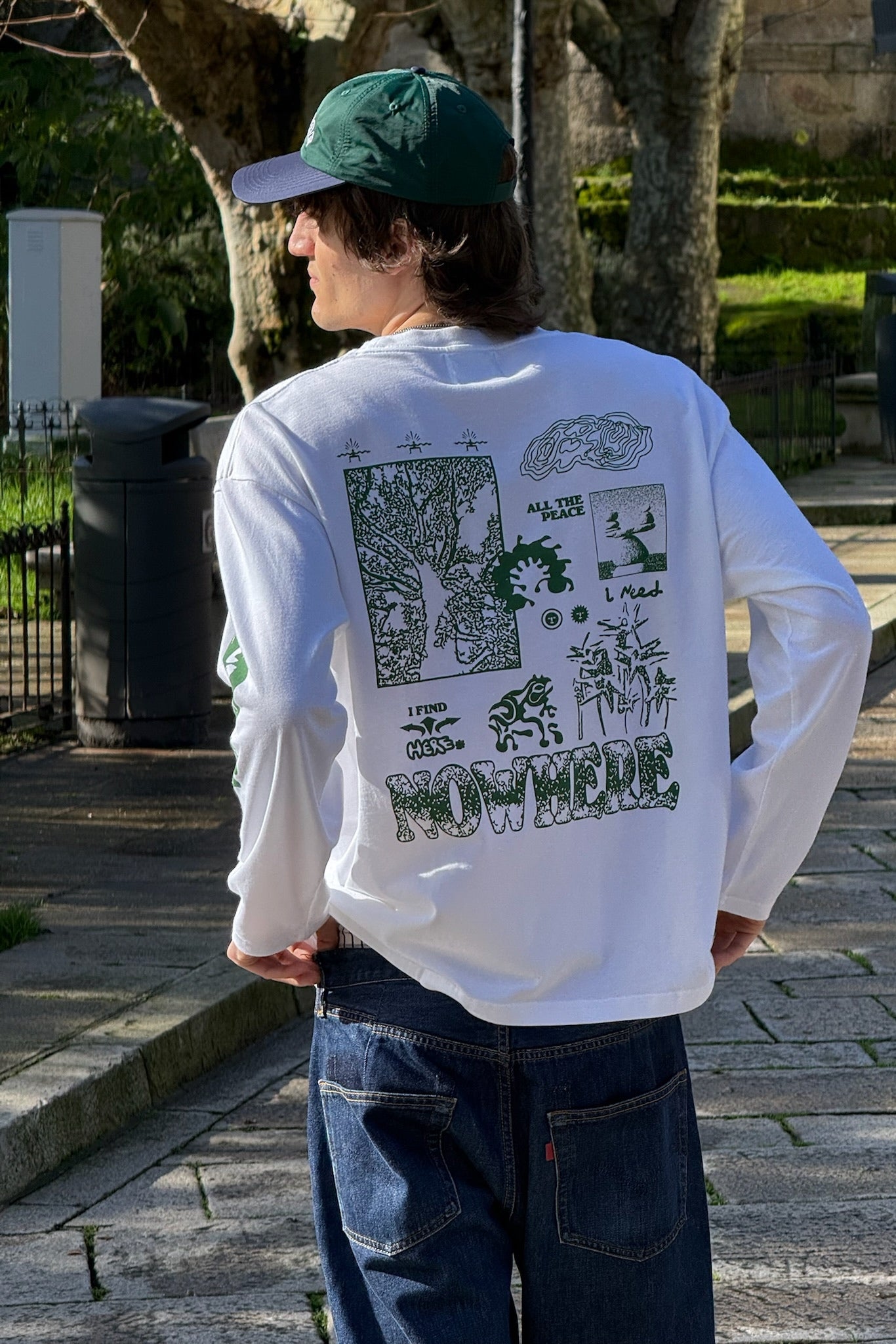 Camiseta larga All the peace i need