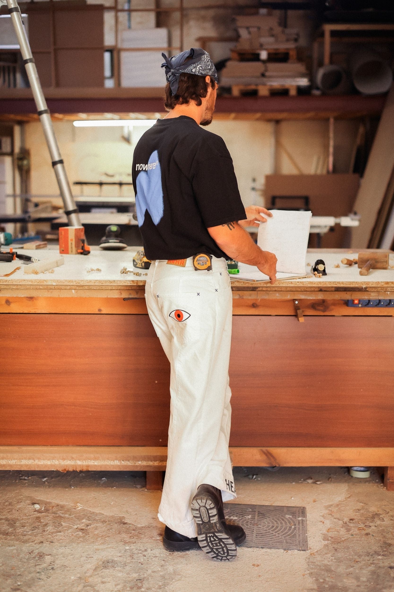 Hope Heals pleated trousers