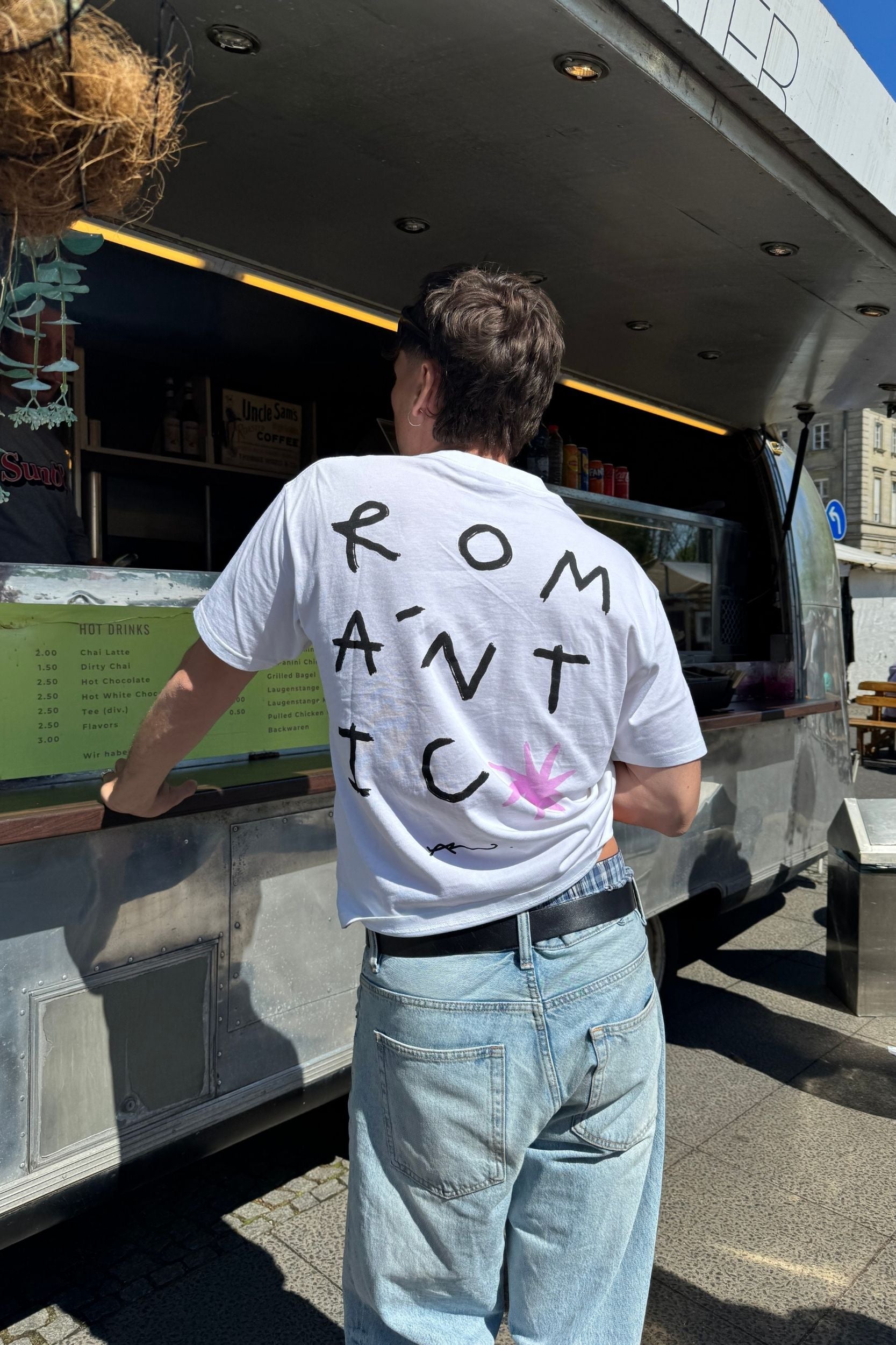 Camiseta Romantic blanco