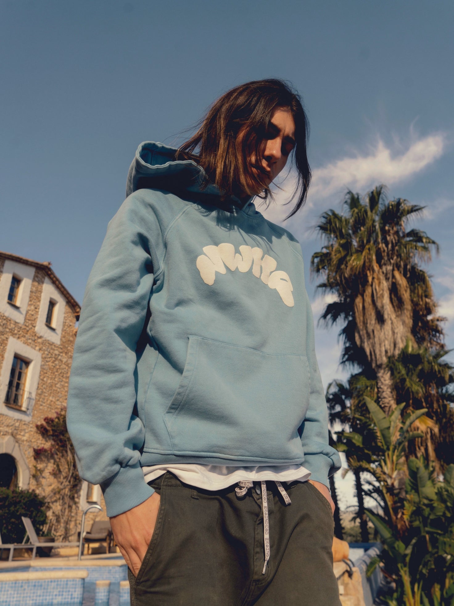 Bubble Denim Hoodie