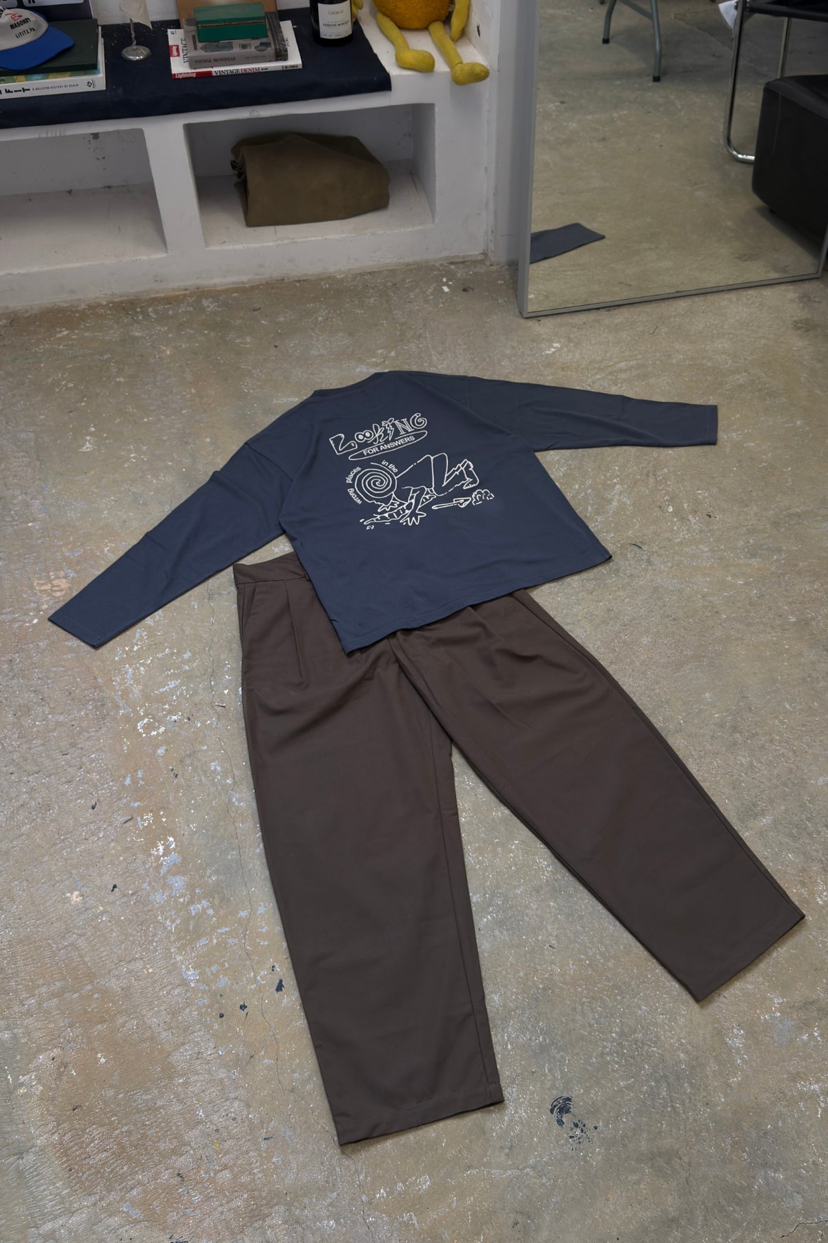 Pantalón chino brown