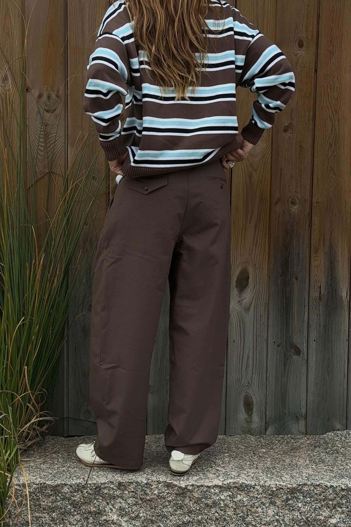 Pantalón chino brown