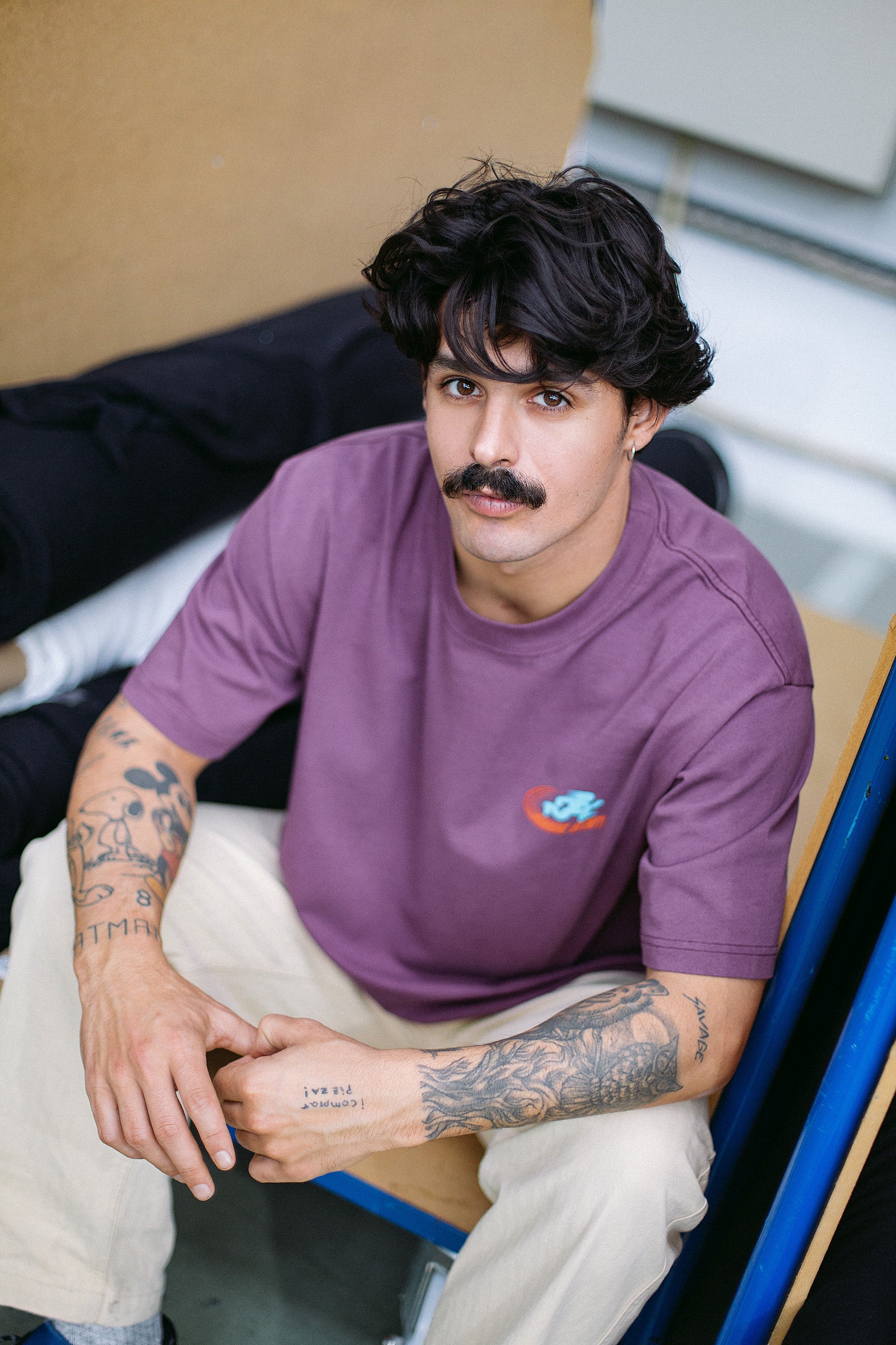 Burgundy Running T-shirt