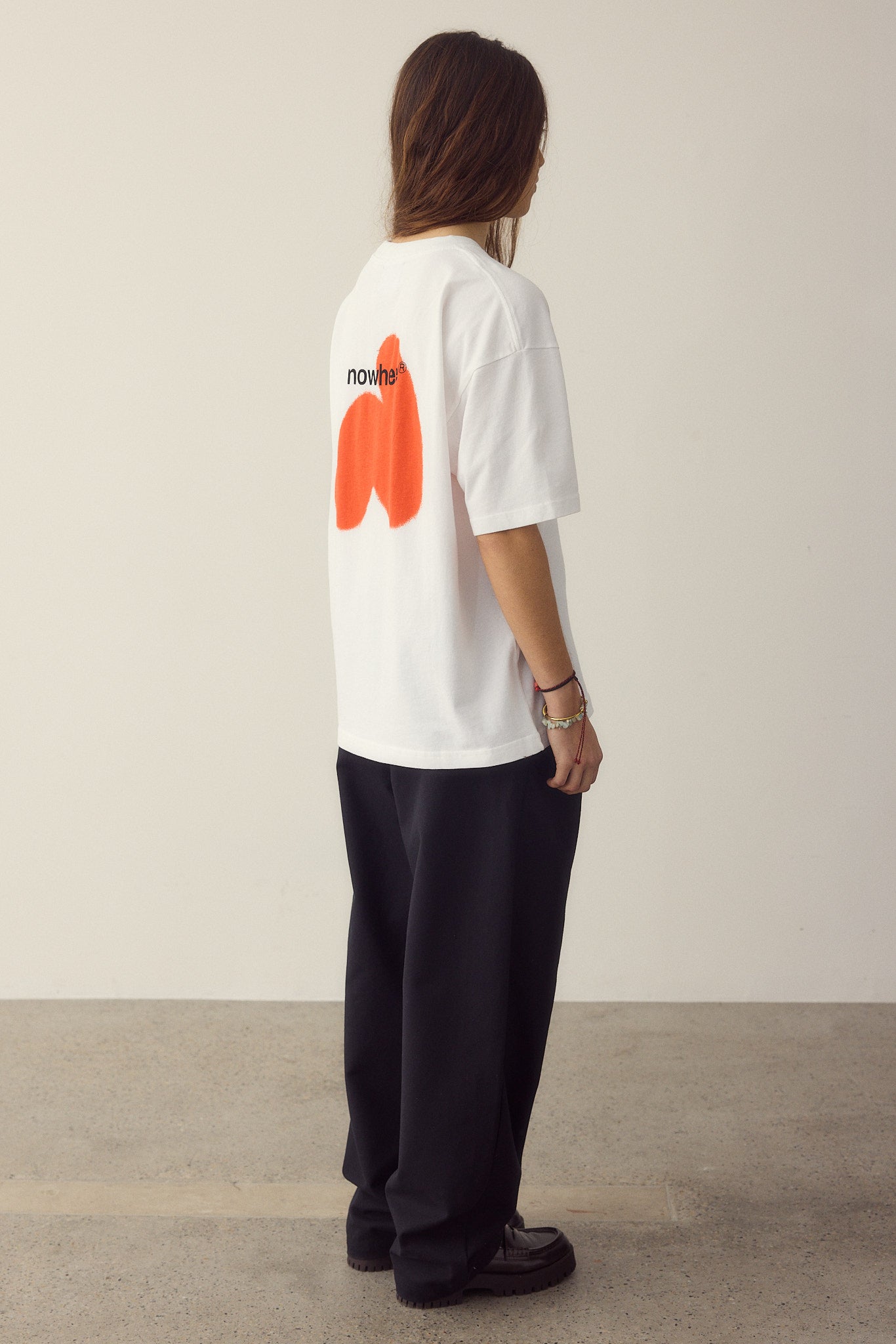 Nowhere spray red t-shirt