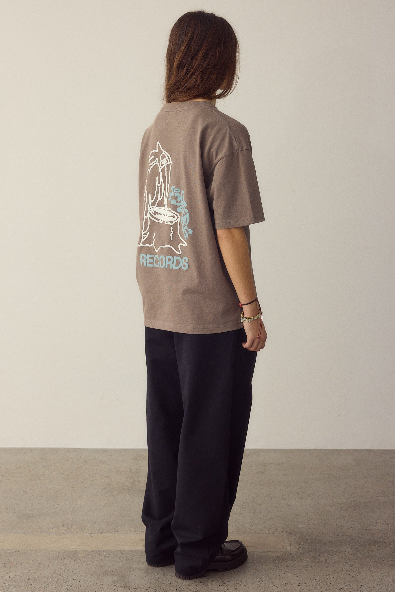 Camiseta Nowhere records wood