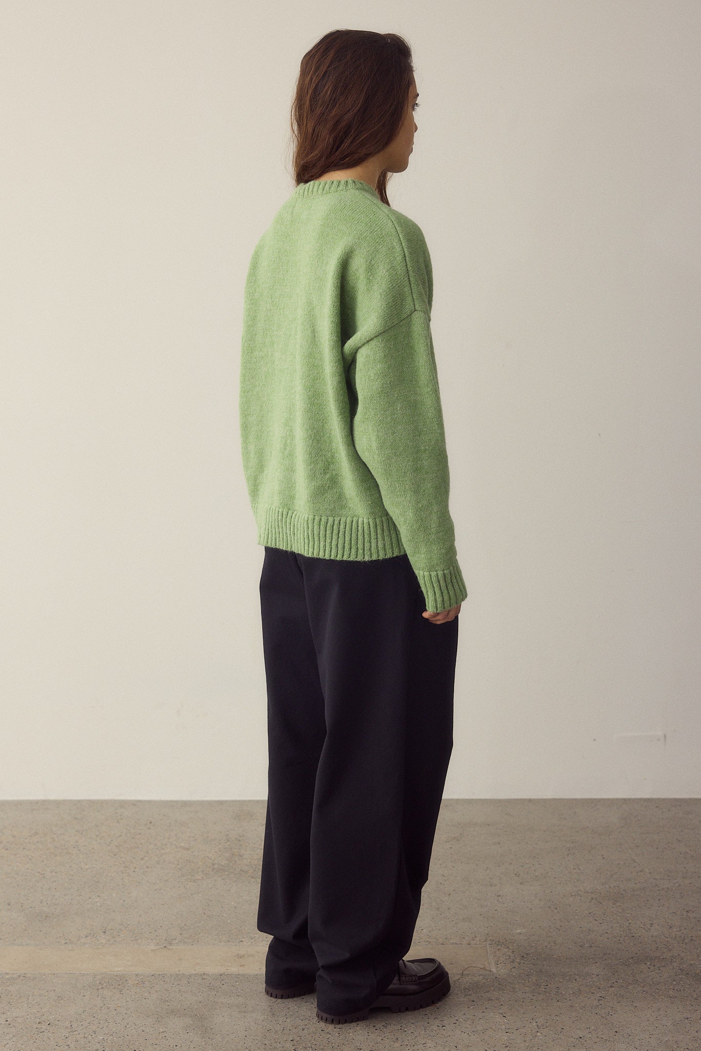 Jersey brushed green