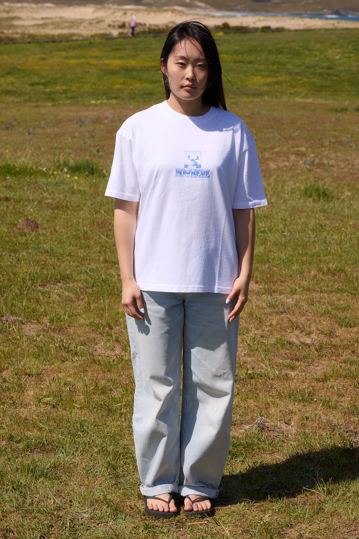 Camiseta All the peace i need blue