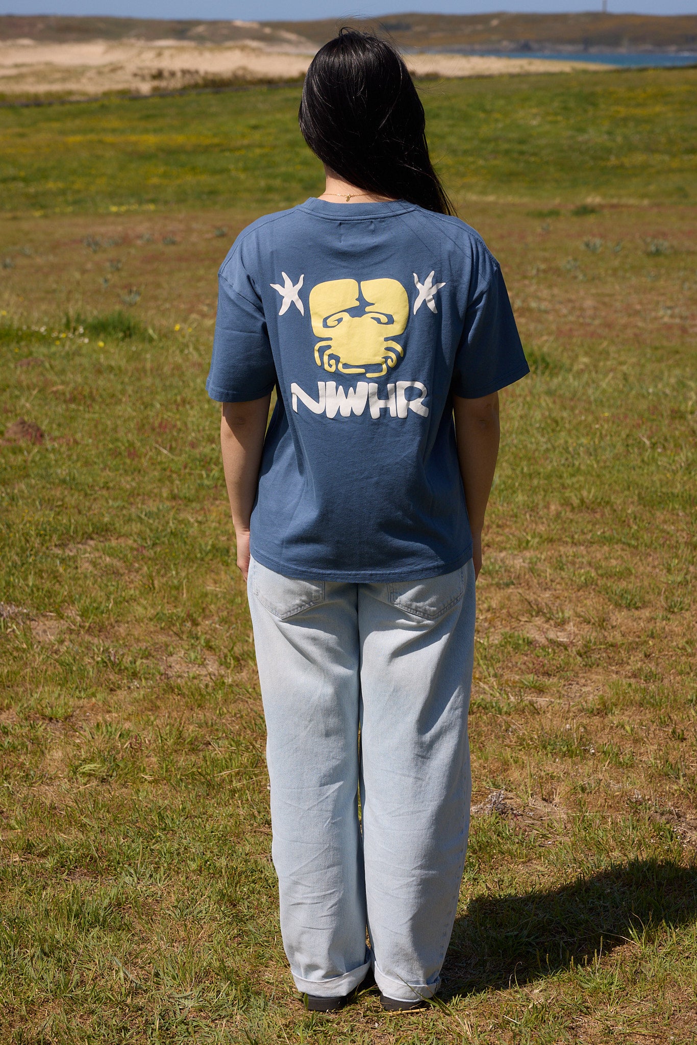 Camiseta entre as pedras blue