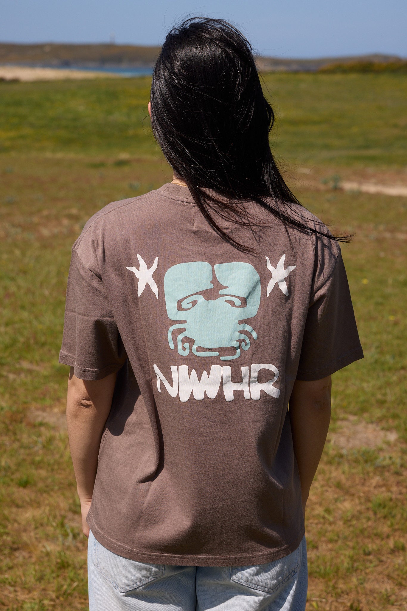 Camiseta entre as pedras brown