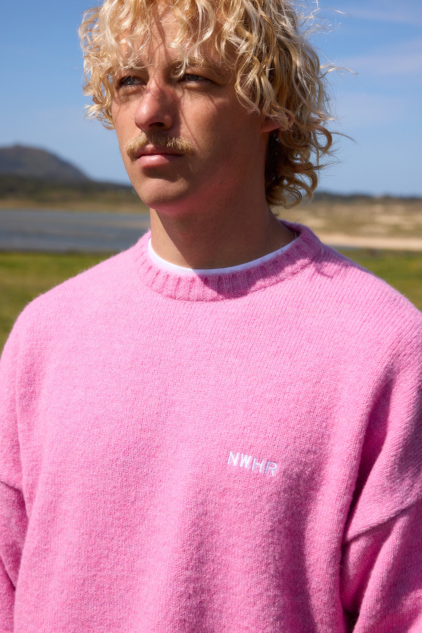 Brushed pink jersey
