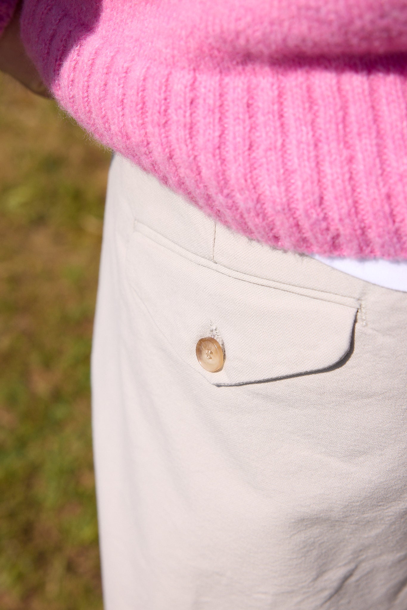 Grey chino shorts