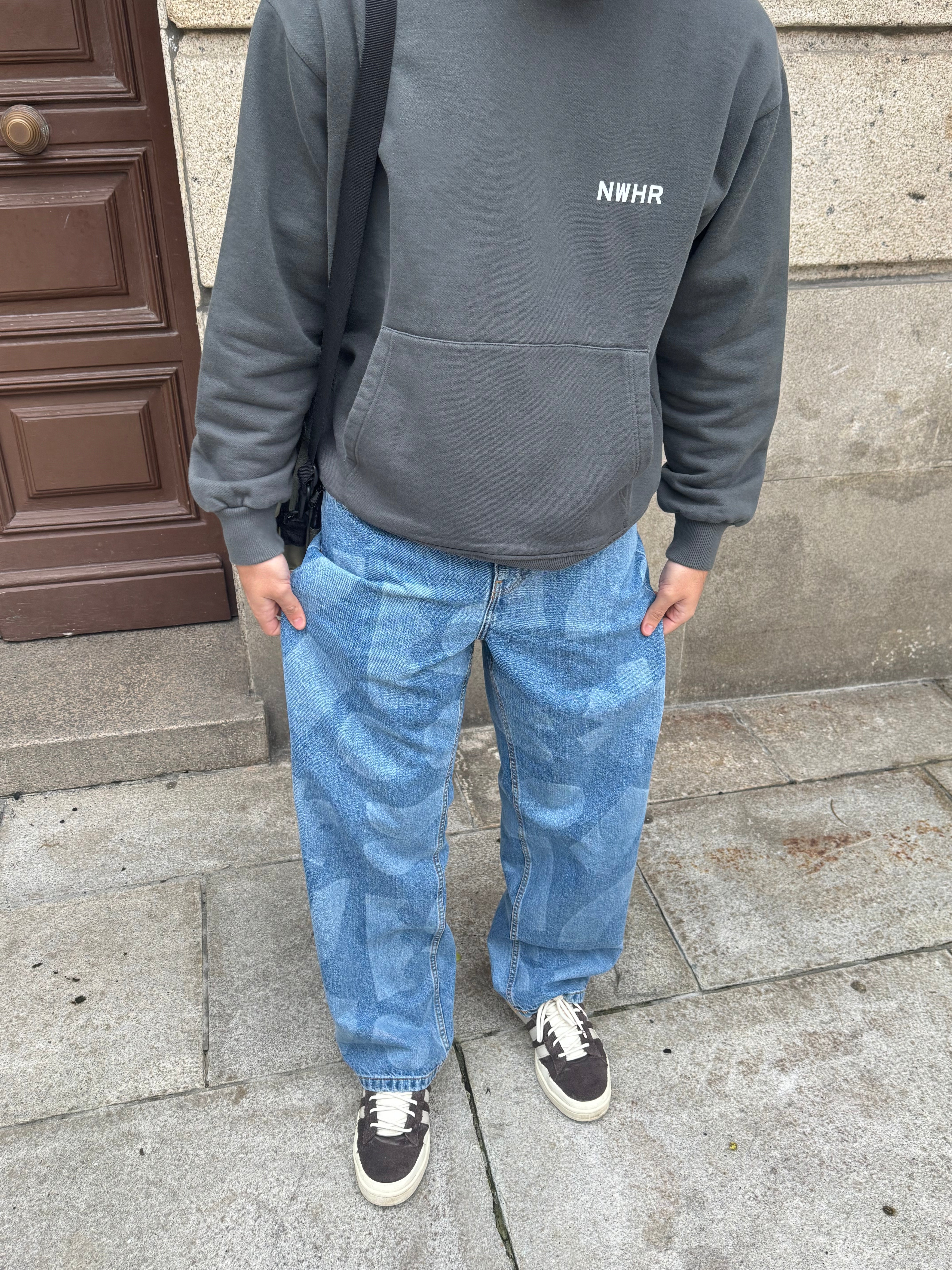 NWHR Black washed sweatshirt