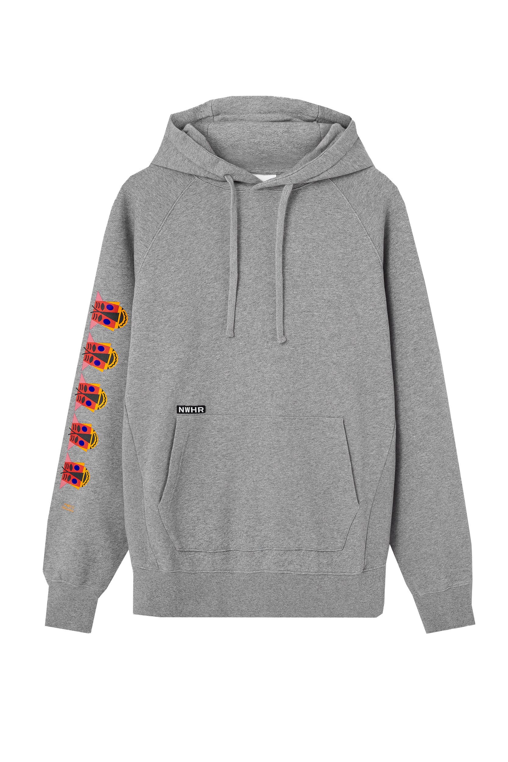 Mask Face Sweatshirt Gray