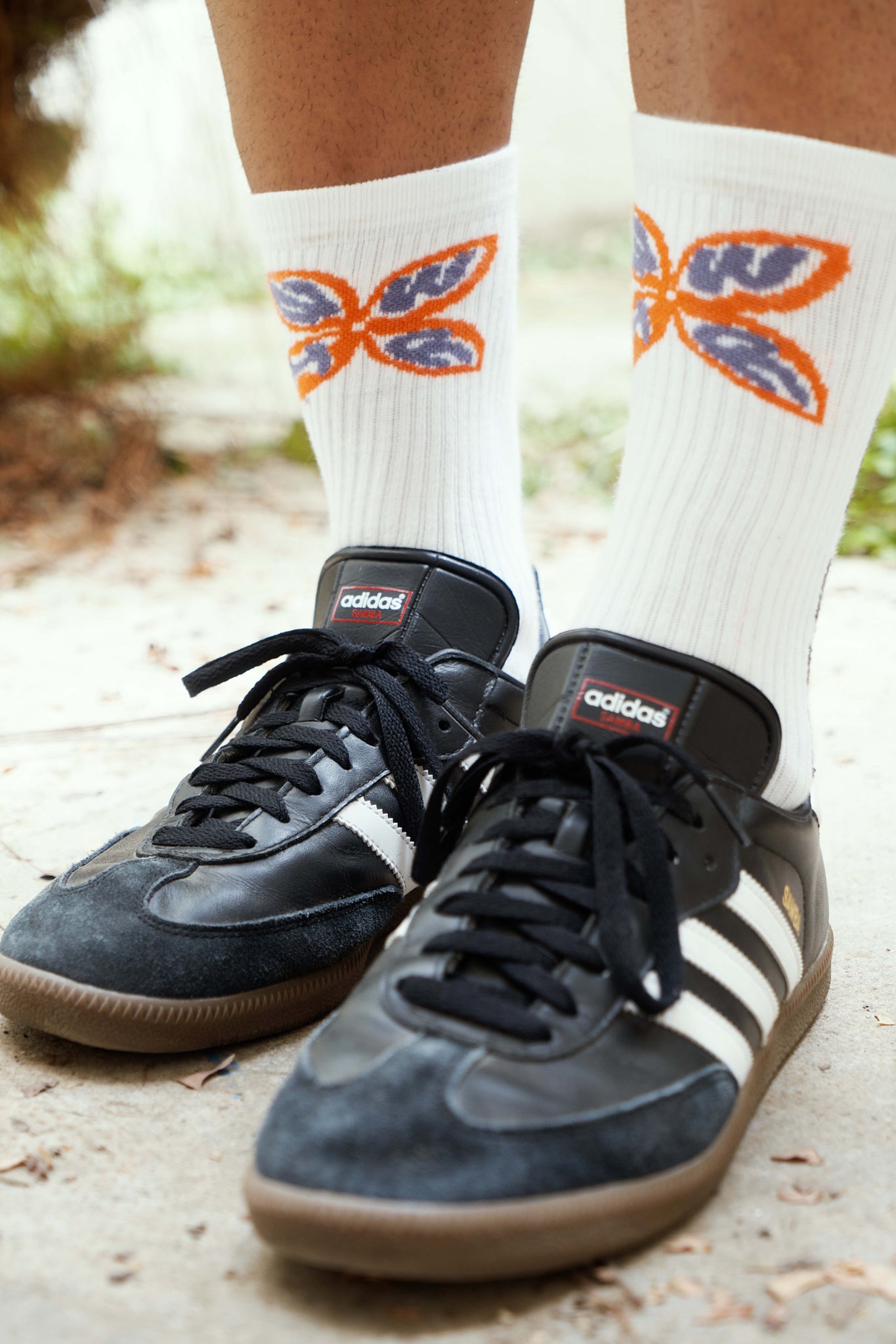 Flying White Socks