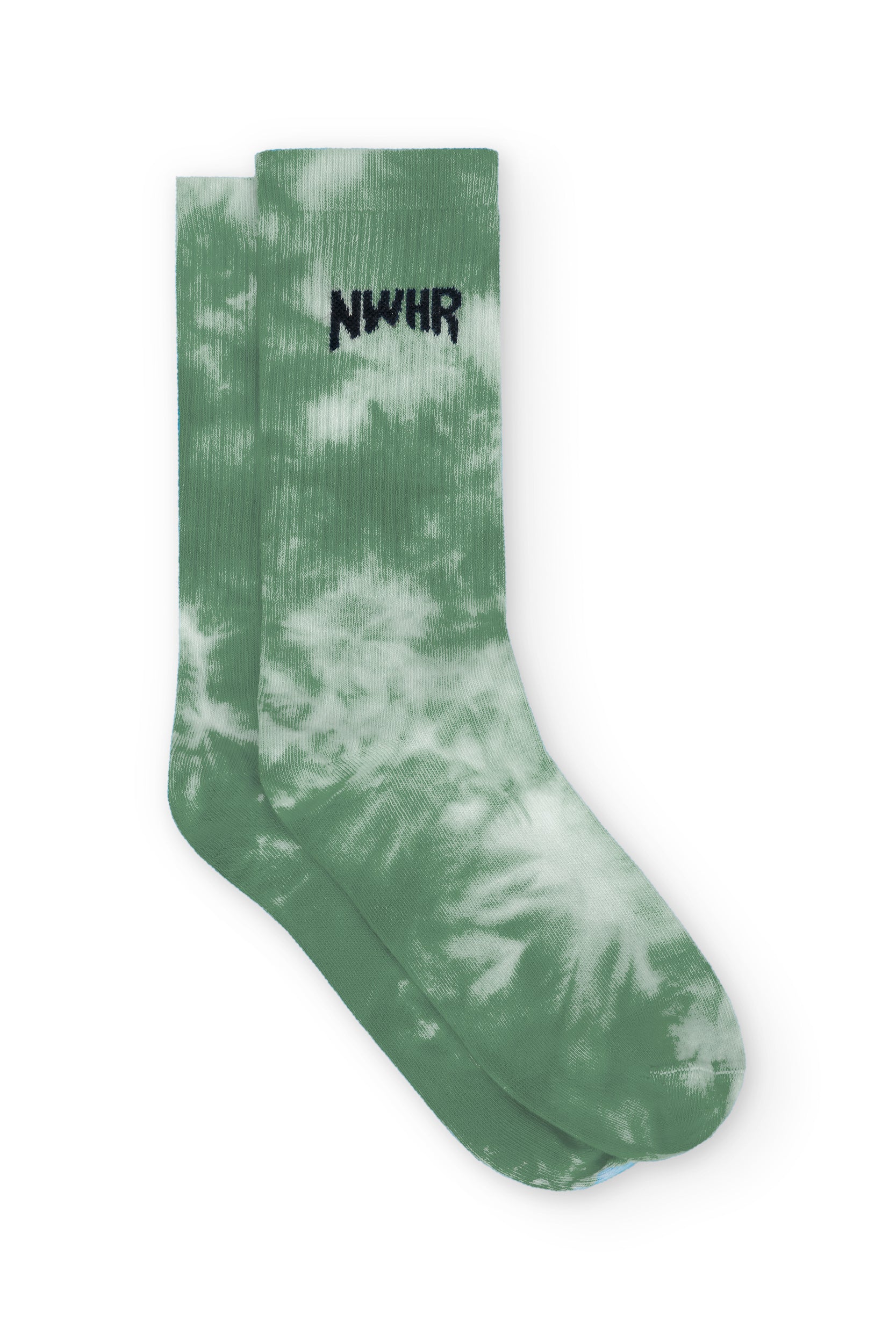 Tie Dye Green Socks