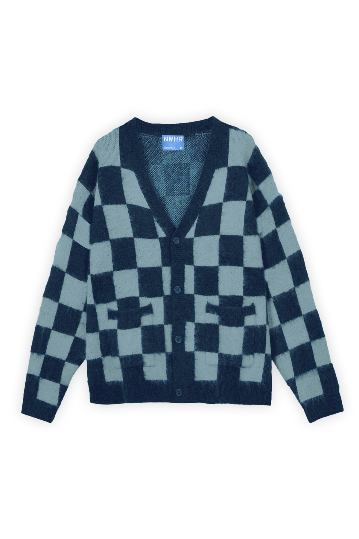 Checkered Blue Cardigan