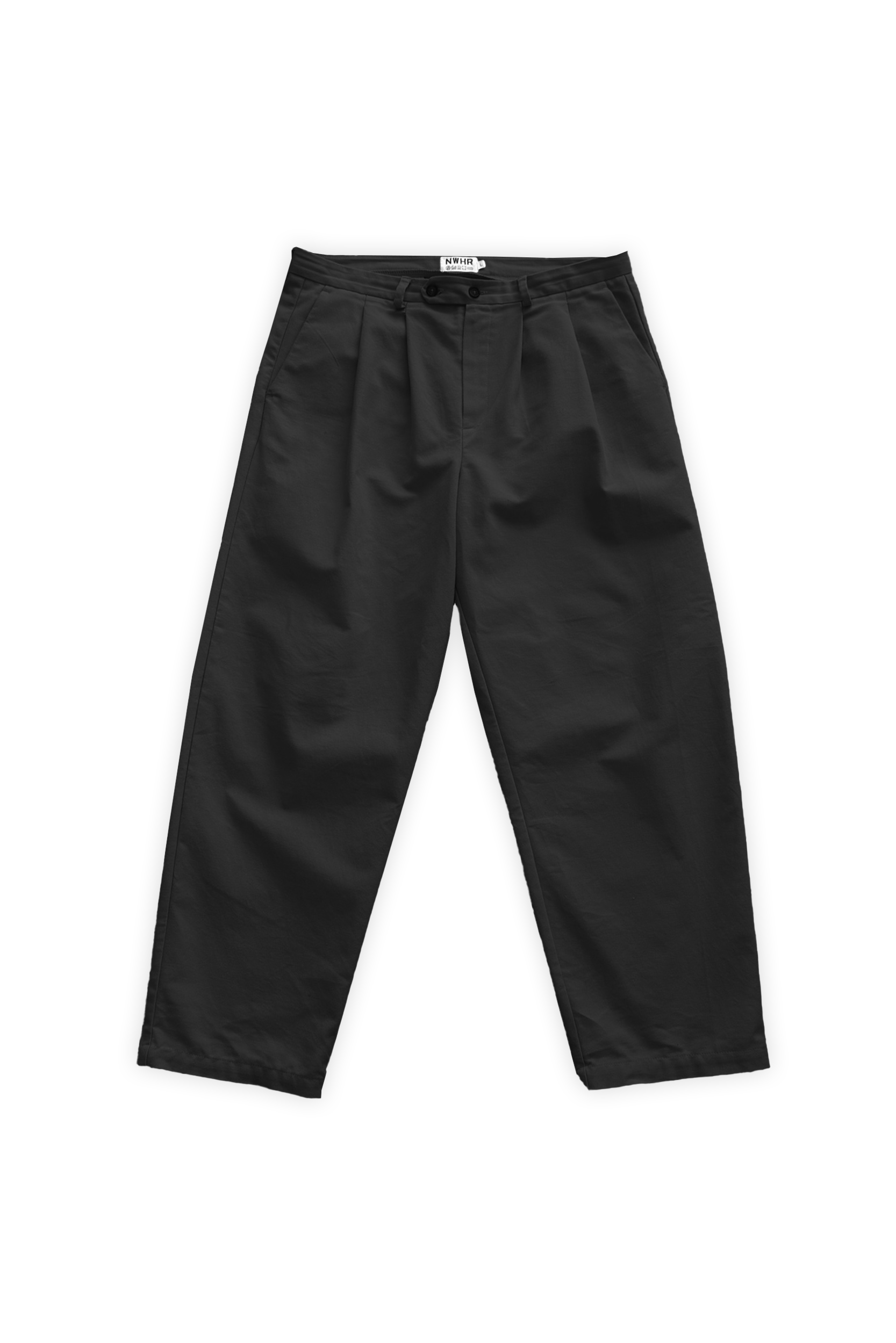 Black chino pants