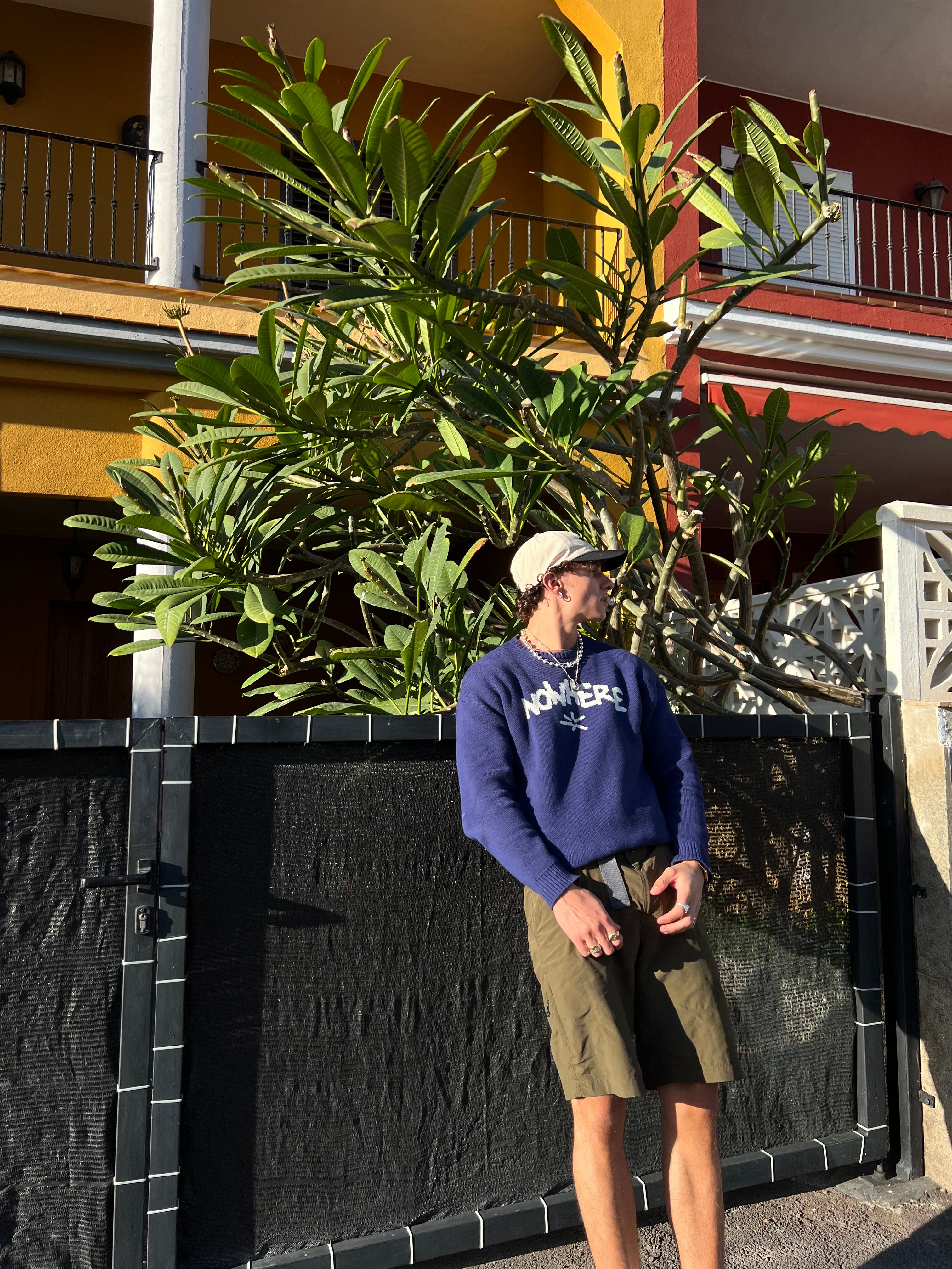 Nowhere navy sweater