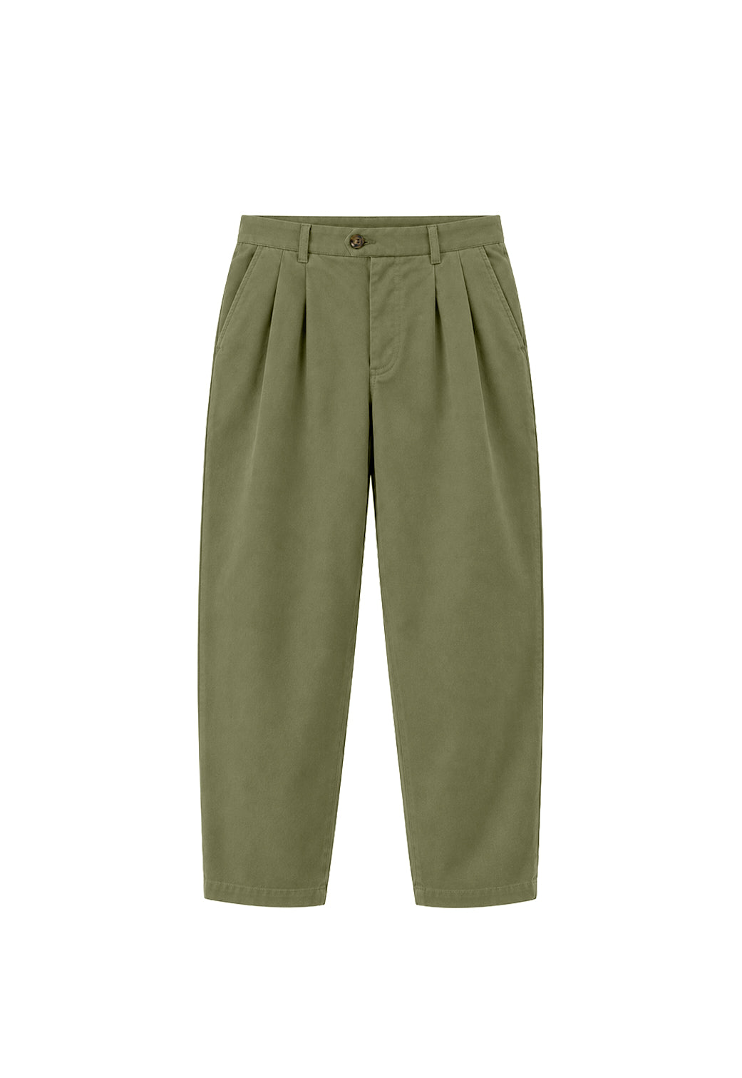 Pantalón chino verde lavado