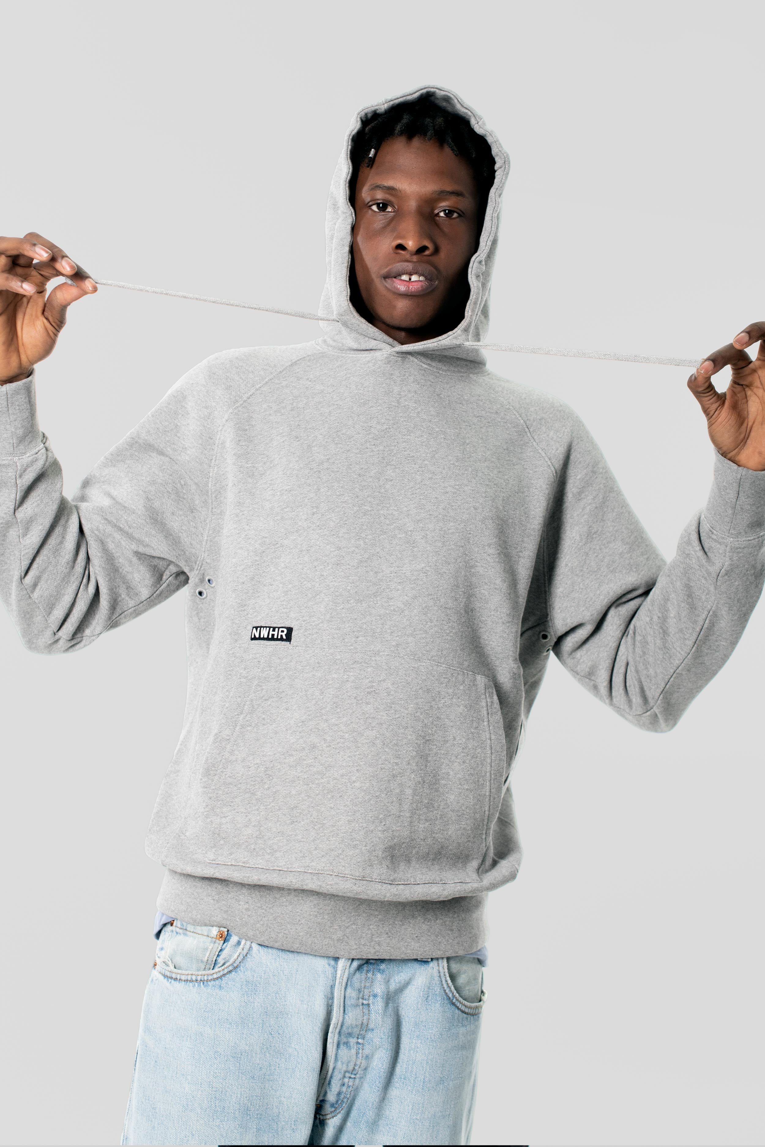 Mask Face Sweatshirt Gray