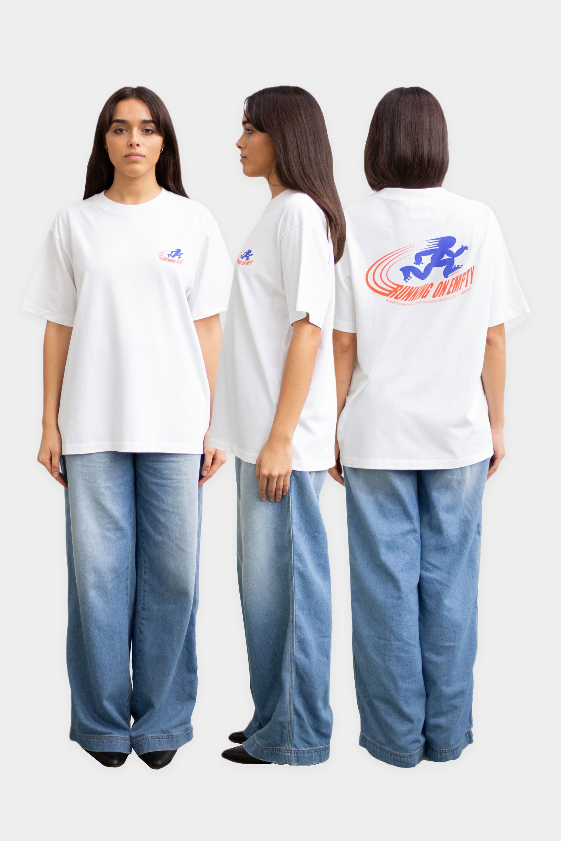 Camiseta Running white