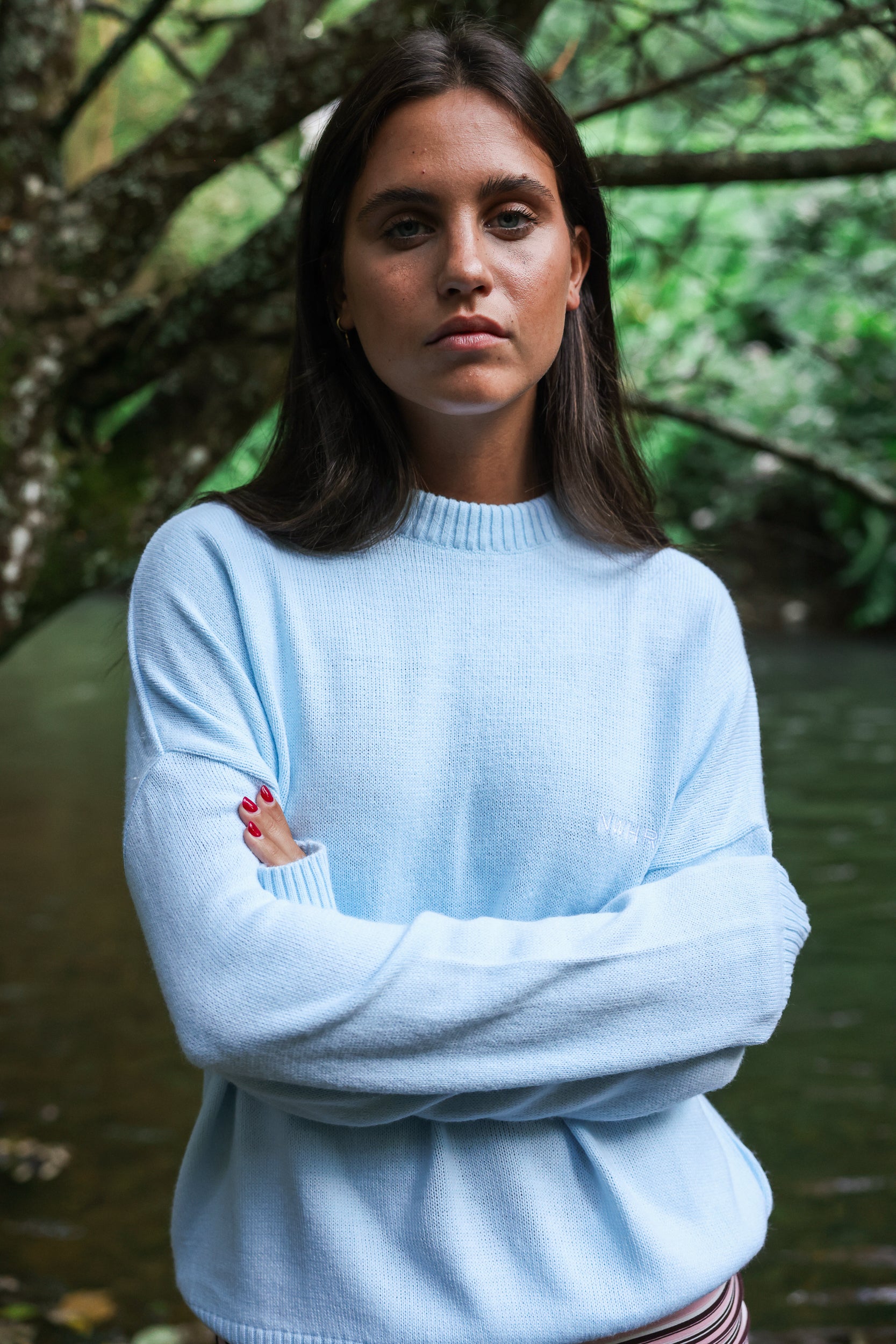 Baby Blue Brushed Jersey