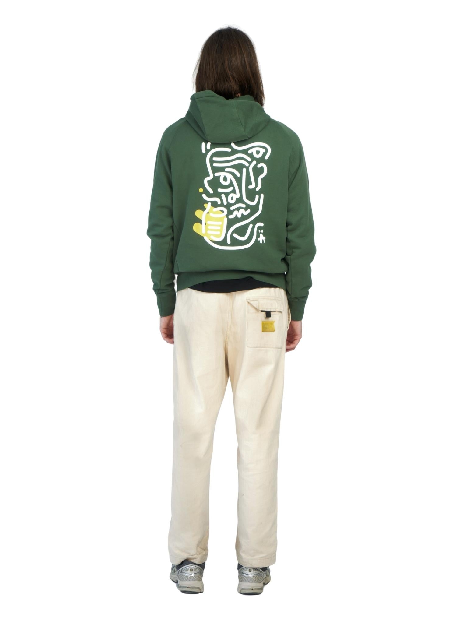 Hoodie melancholic man