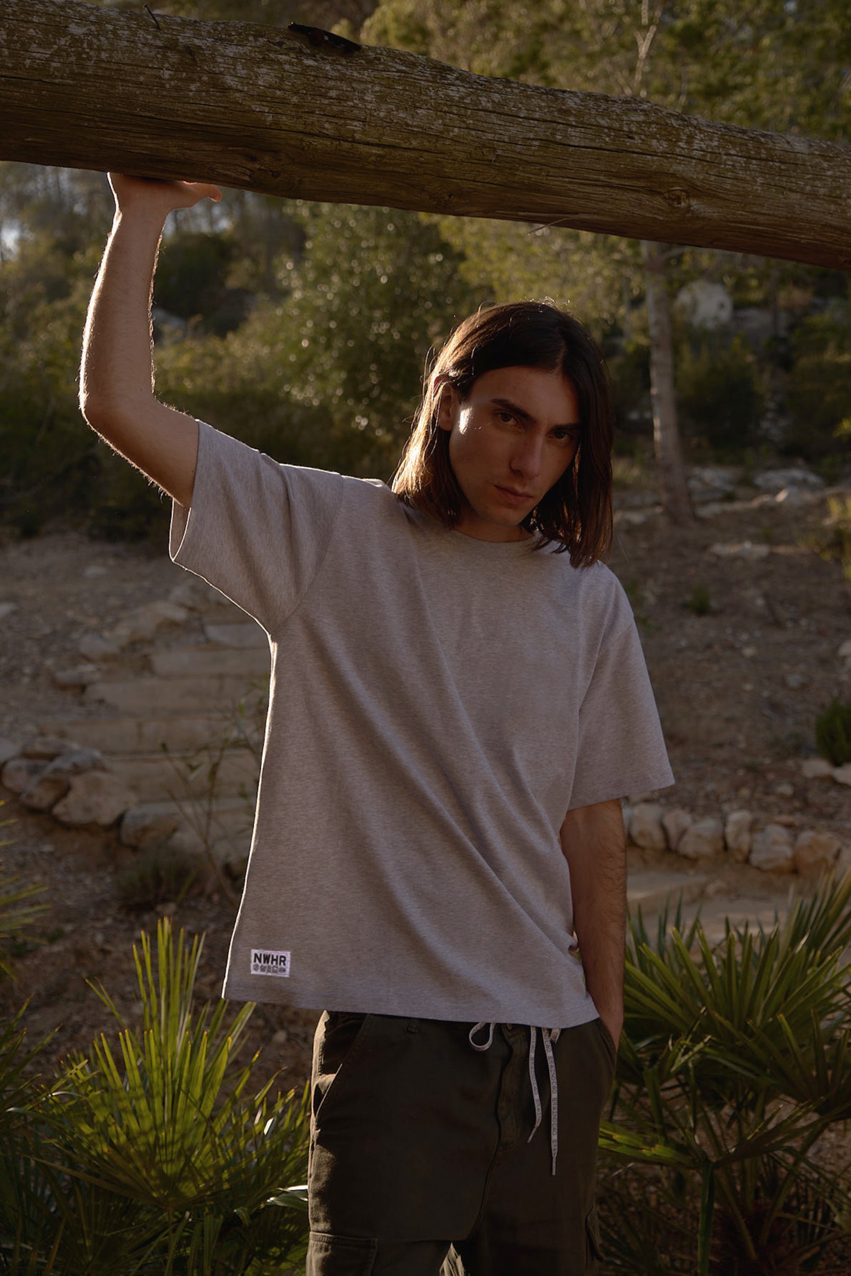 Camiseta label Grey