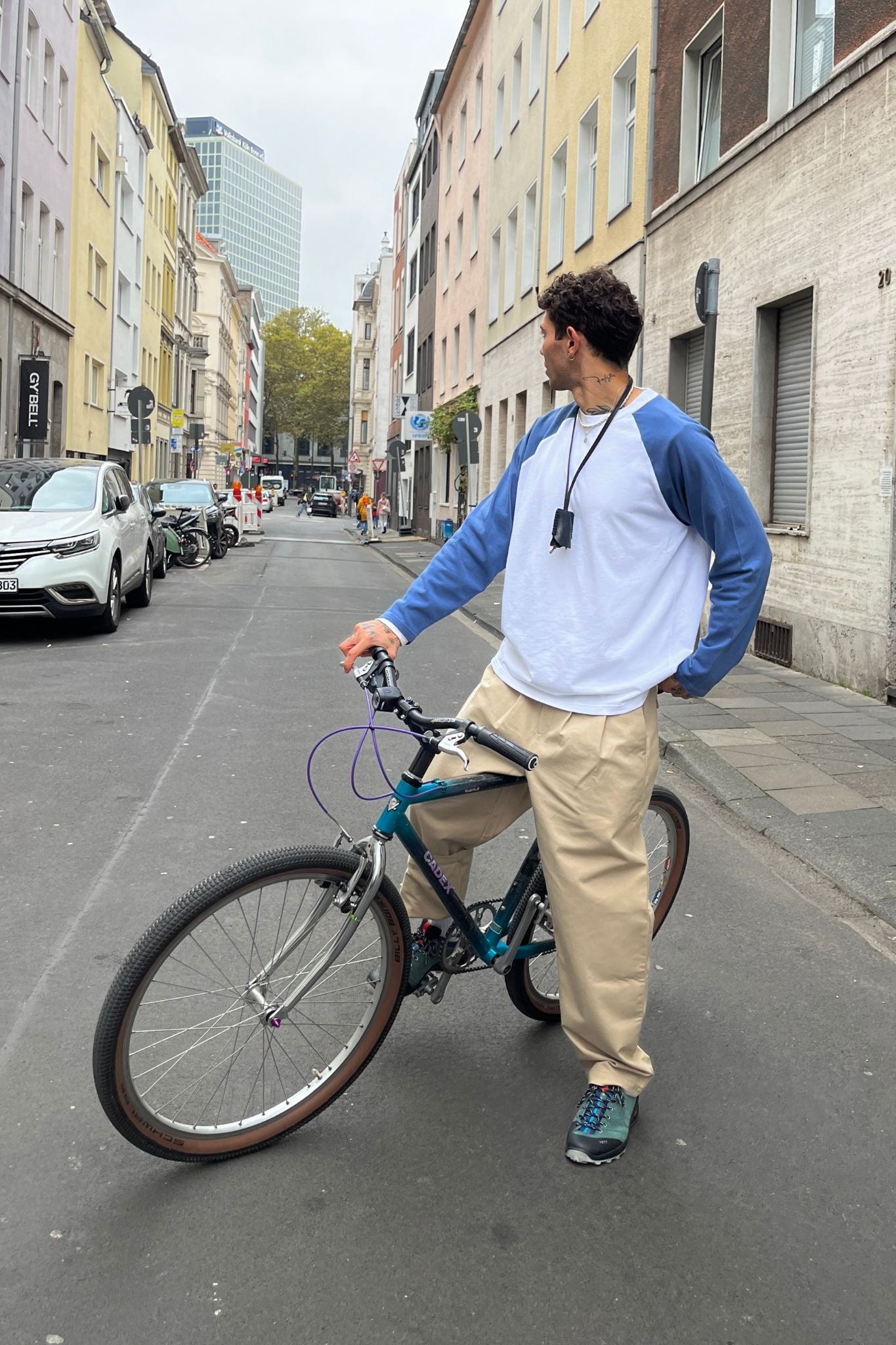 Blue Long T-Shirt