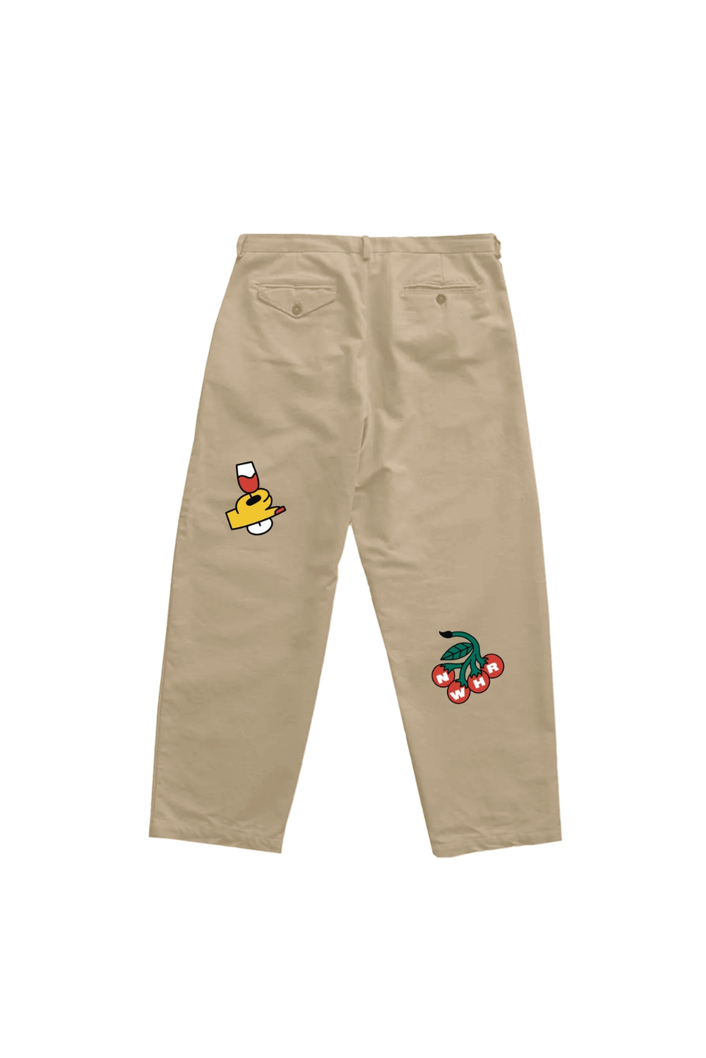 Pantalón sobremesa beige