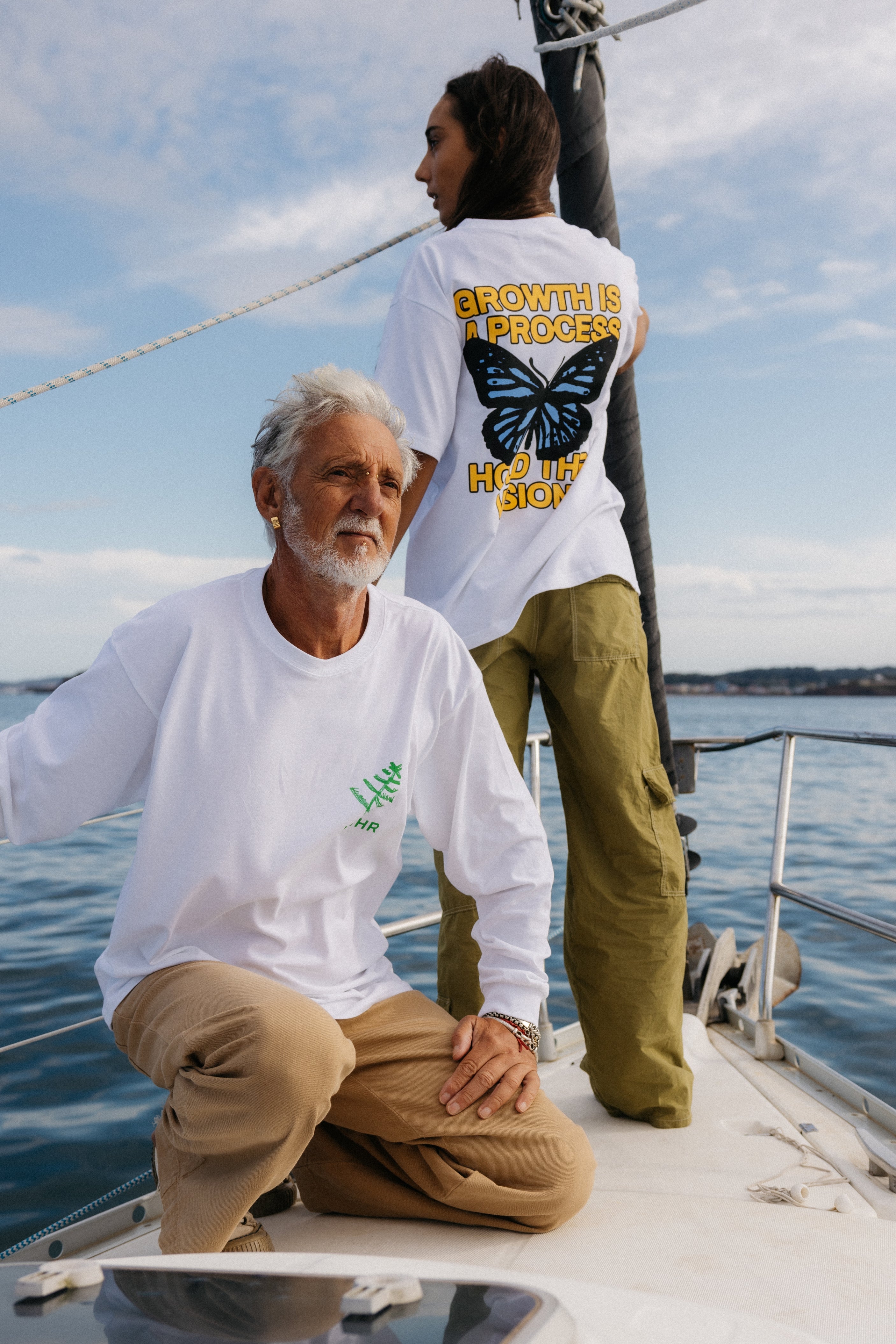 Camiseta Butterfly white