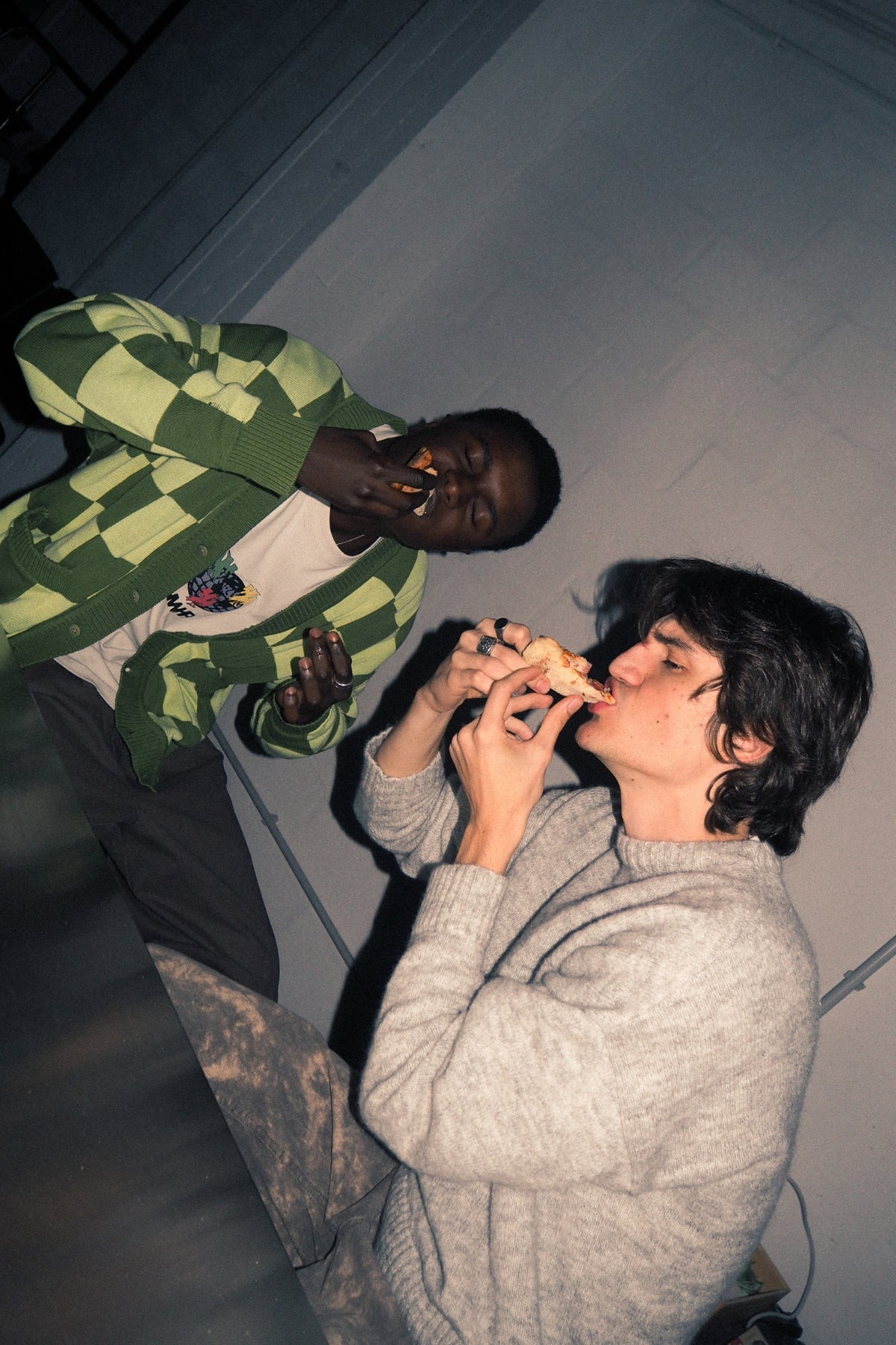 Cárdigan Checkered Green