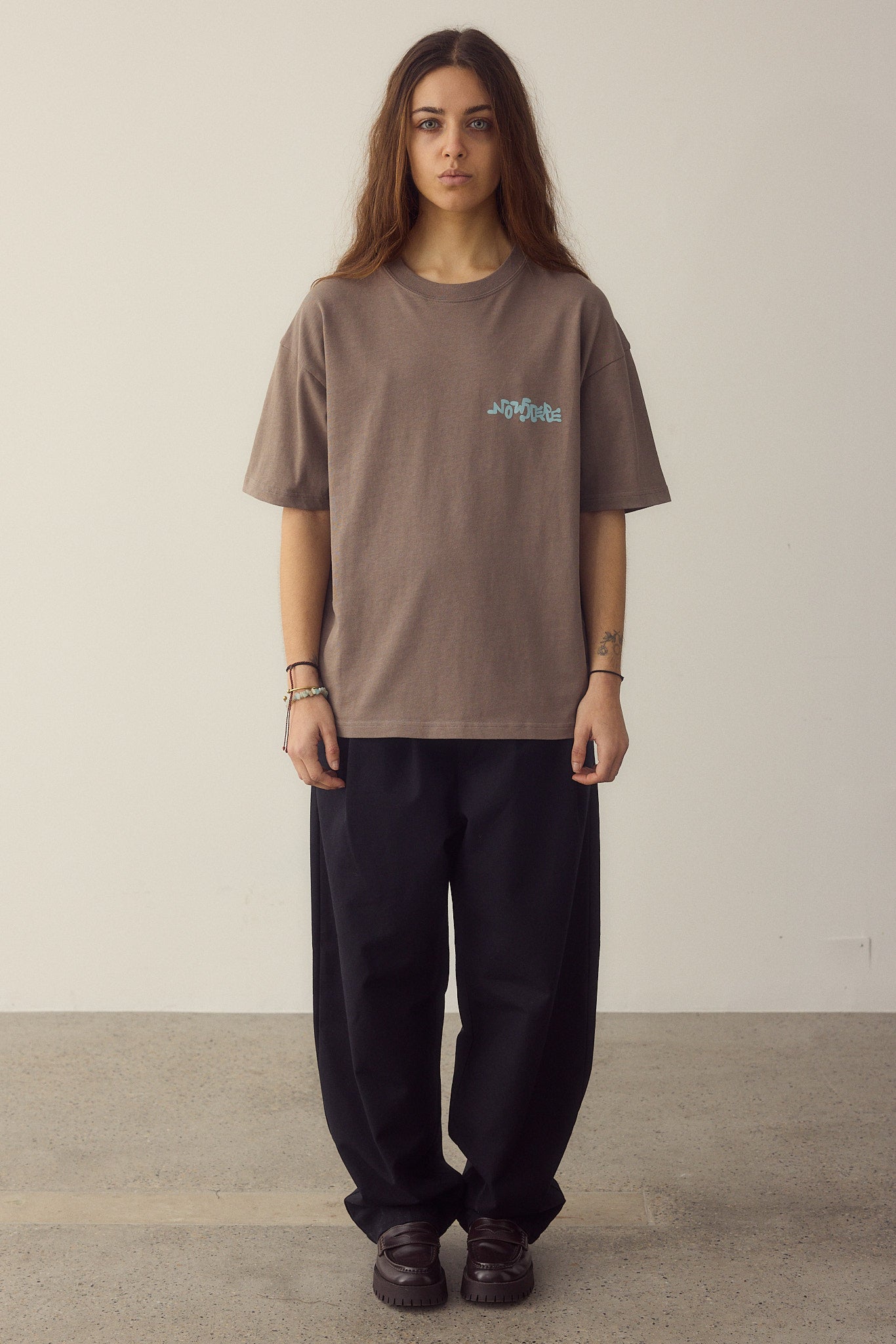 Camiseta Nowhere records wood