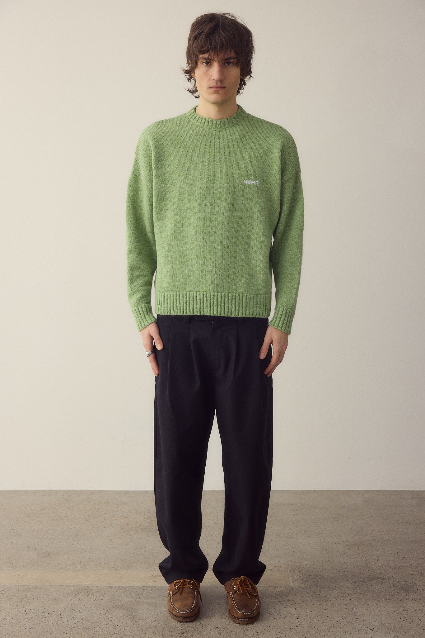 Jersey brushed green