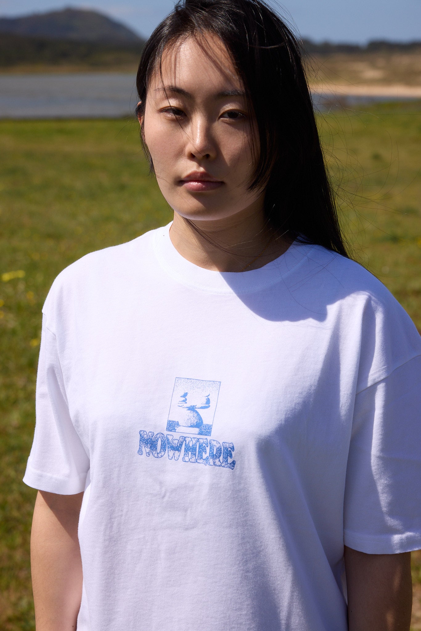 Camiseta All the peace i need blue