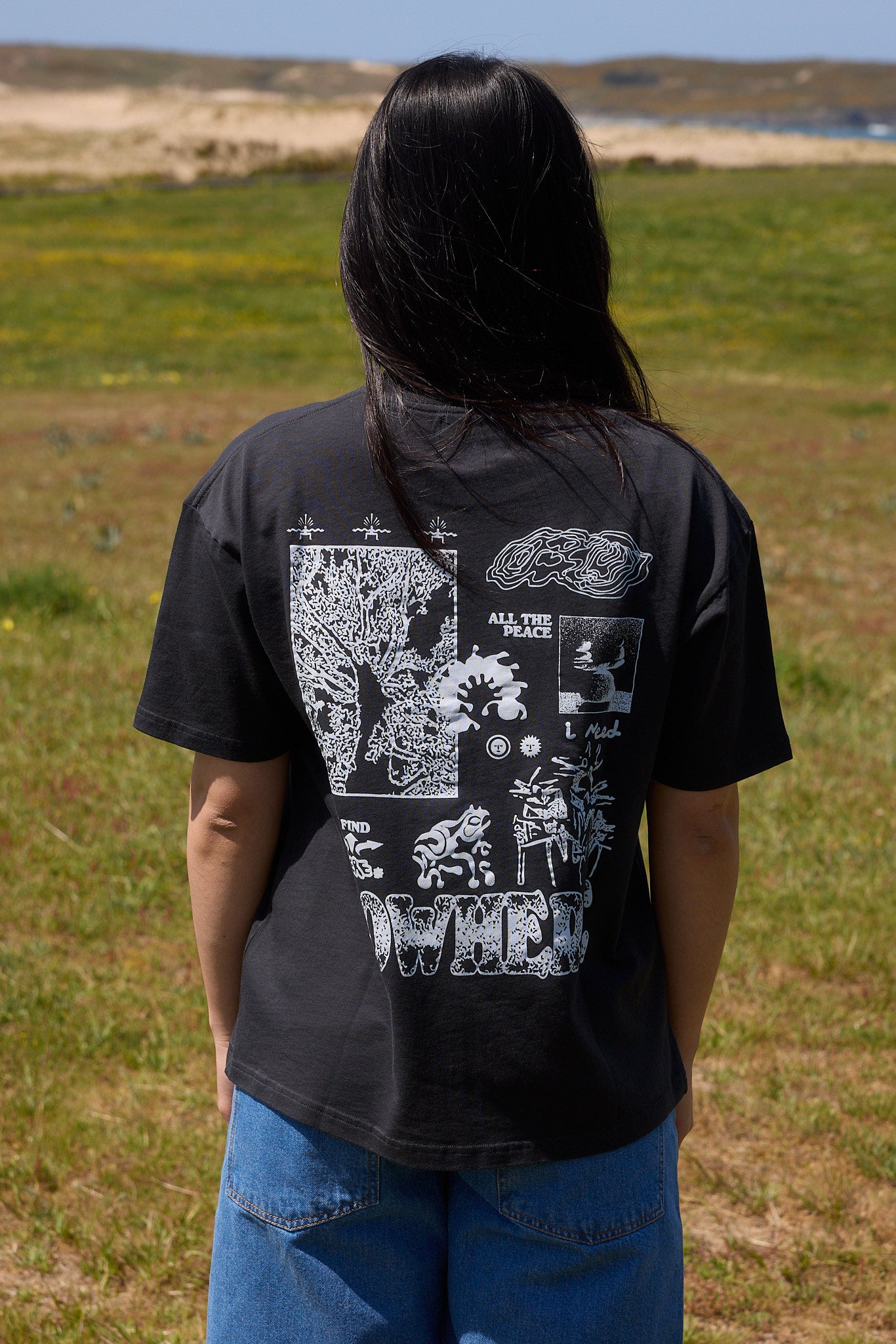 Camiseta All the peace i need black