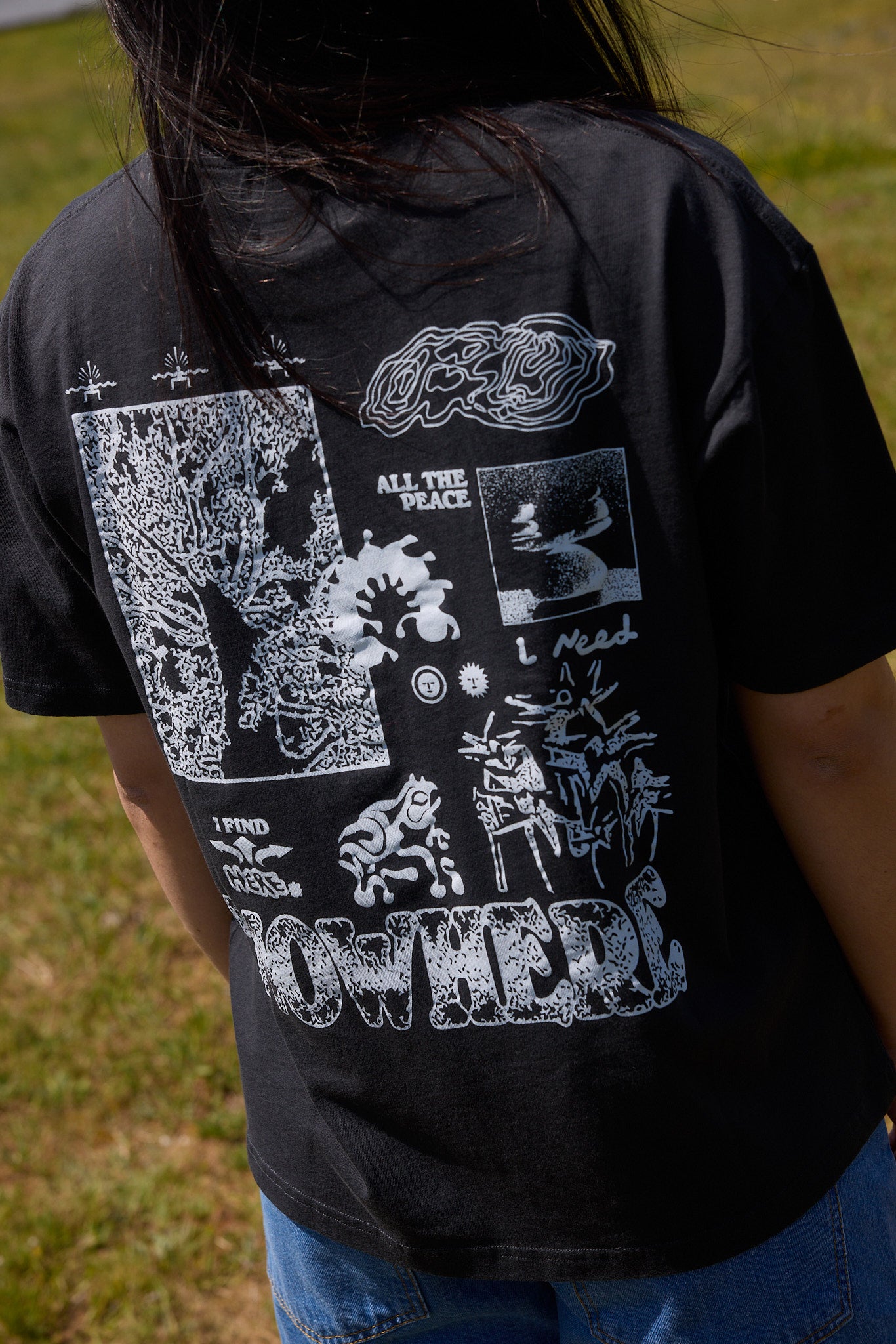 Camiseta All the peace i need black