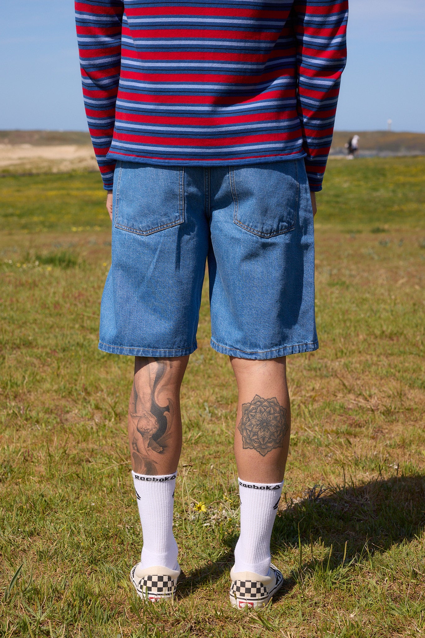 Denim shorts