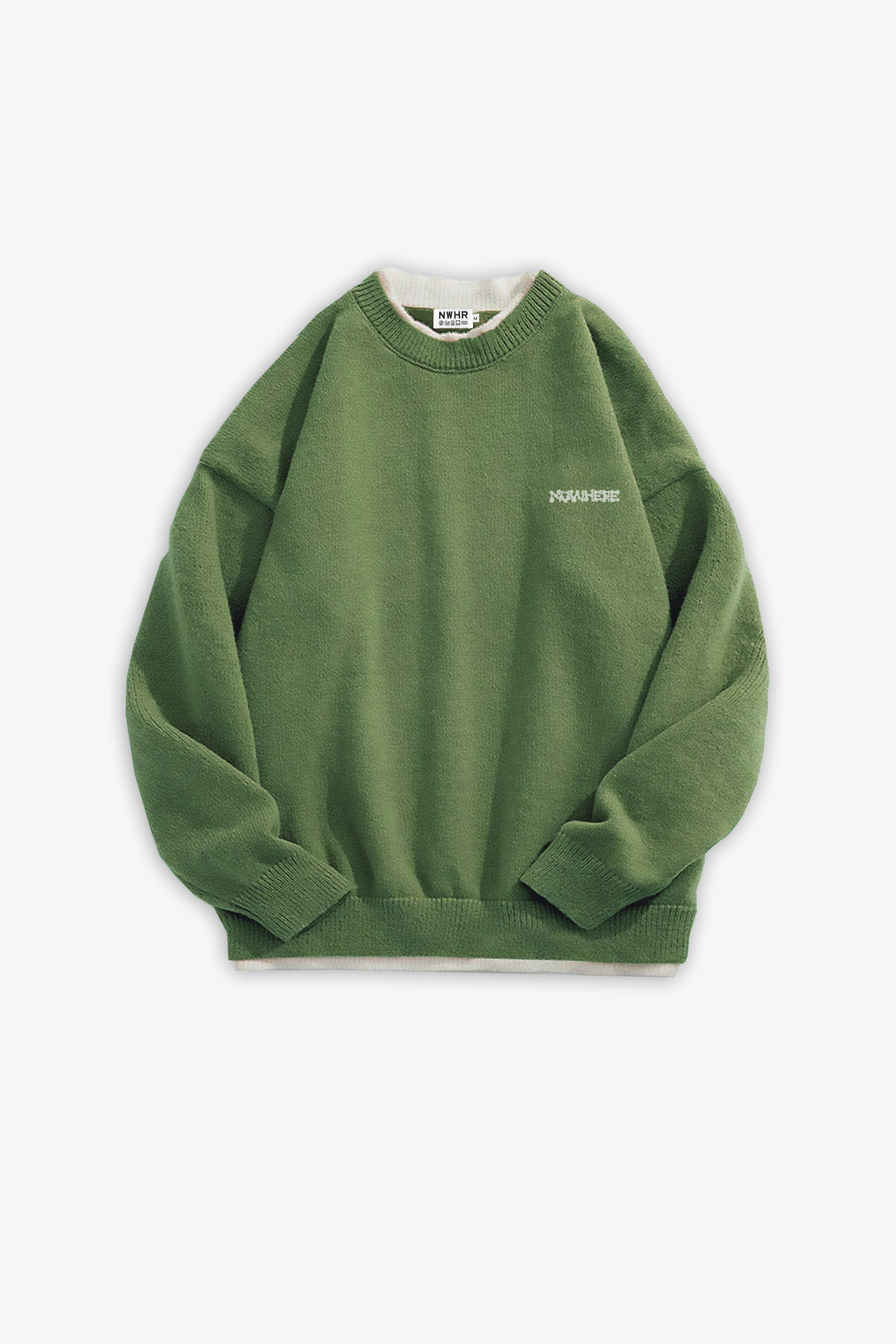 Double Green Sweater
